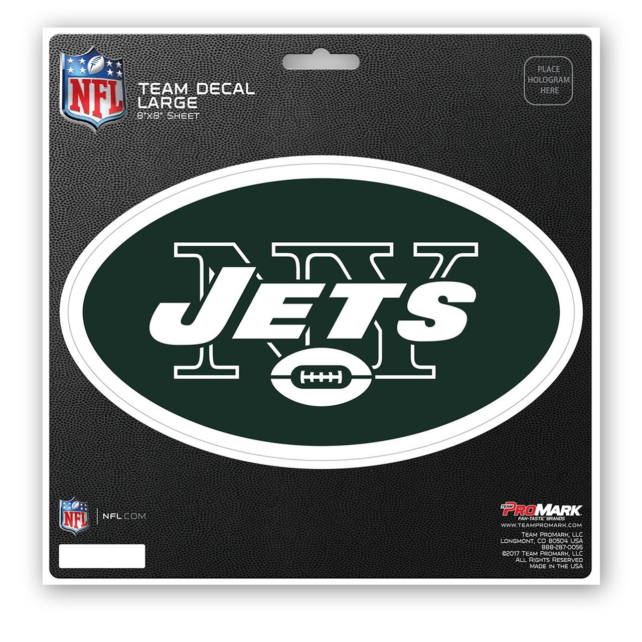 New York Jets Decal 8x8 Die Cut - Sports Collectibles, Sports Memorabilia, Sports Fan Shop, Sports Gifts