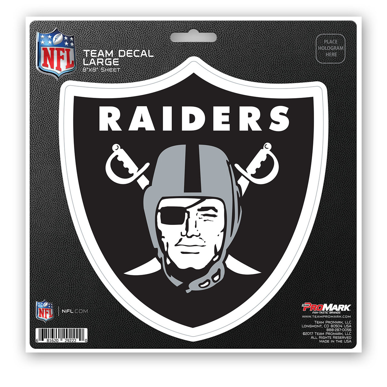 Las Vegas Raiders Decal 8x8 Die Cut - Sports Collectibles, Sports Memorabilia, Sports Fan Shop, Sports Gifts