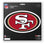 San Francisco 49ers Decal 8x8 Die Cut - Sports Collectibles, Sports Memorabilia, Sports Fan Shop, Sports Gifts