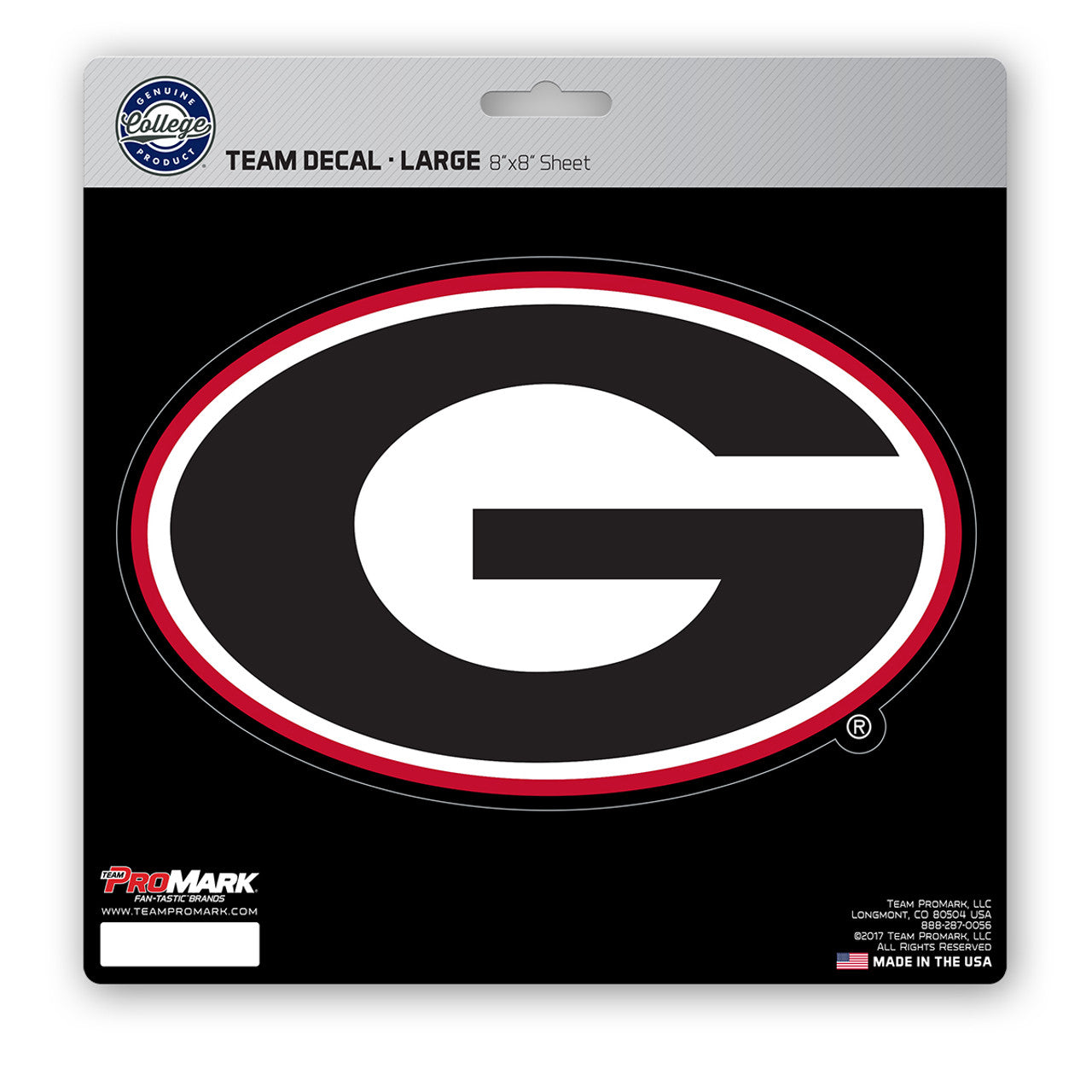 Georgia Bulldogs Decal 8x8 Die Cut - Sports Collectibles, Sports Memorabilia, Sports Fan Shop, Sports Gifts
