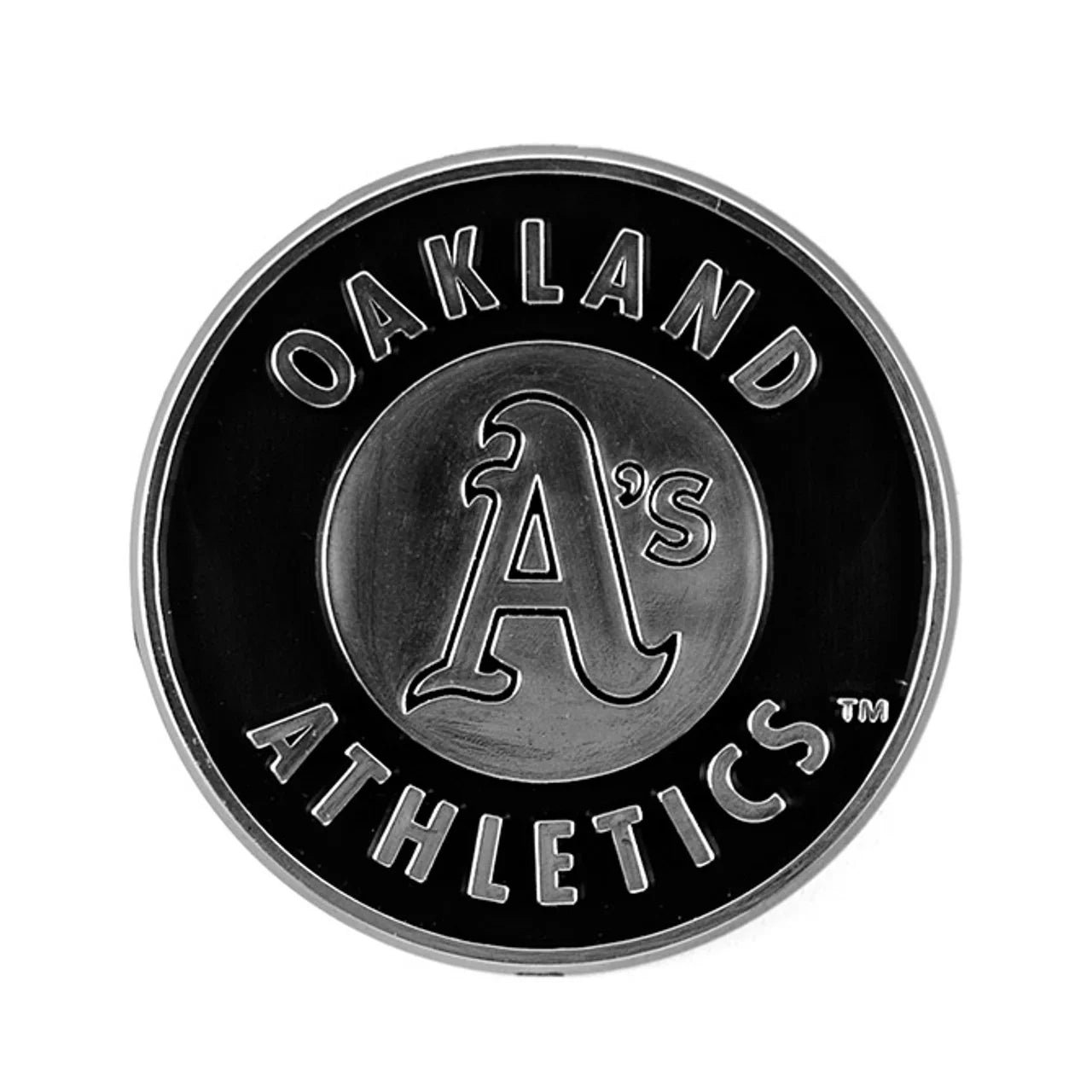 Oakland Athletics Auto Emblem - Silver (CDG) - 757 Sports Collectibles