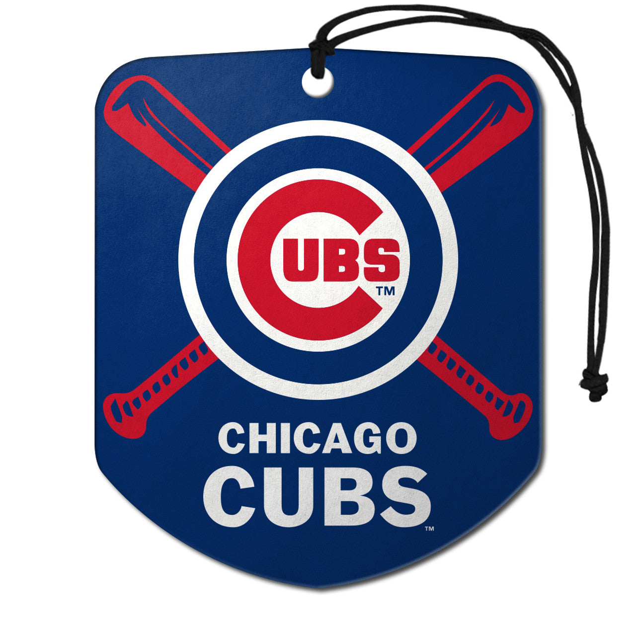 Chicago Cubs Air Freshener Shield Design 2 Pack - Sports Collectibles, Sports Memorabilia, Sports Fan Shop, Sports Gifts