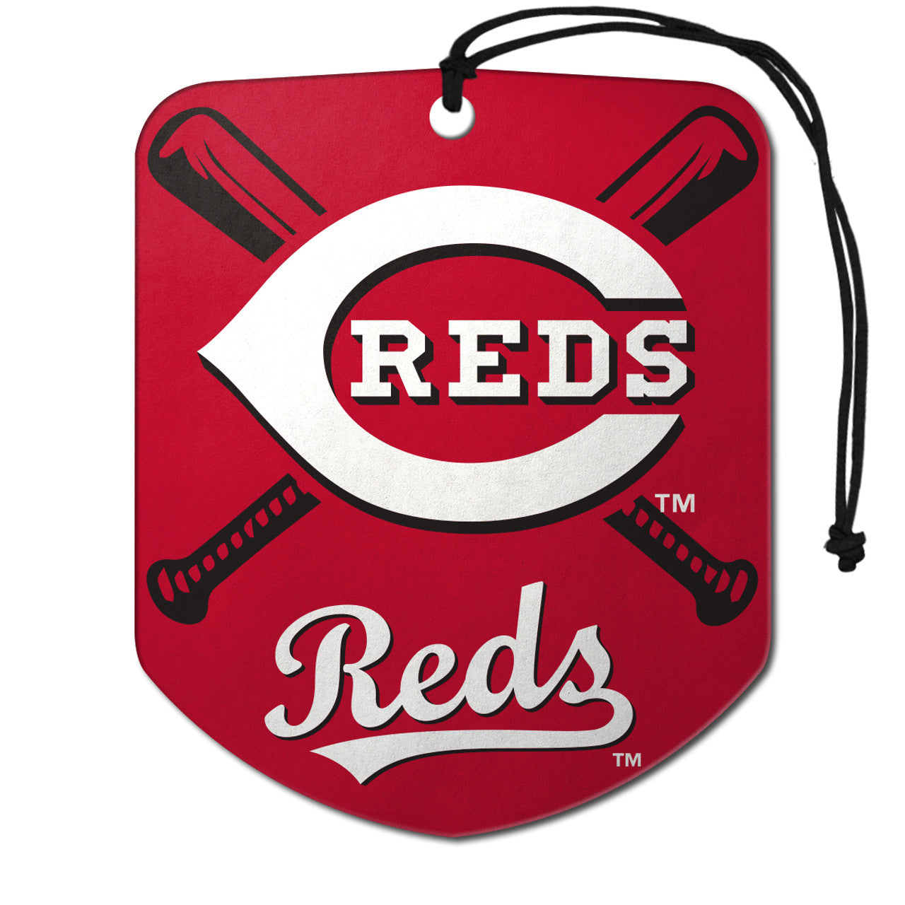 Cincinnati Reds Air Freshener Shield Design 2 Pack - Special Order - Sports Collectibles, Sports Memorabilia, Sports Fan Shop, Sports Gifts