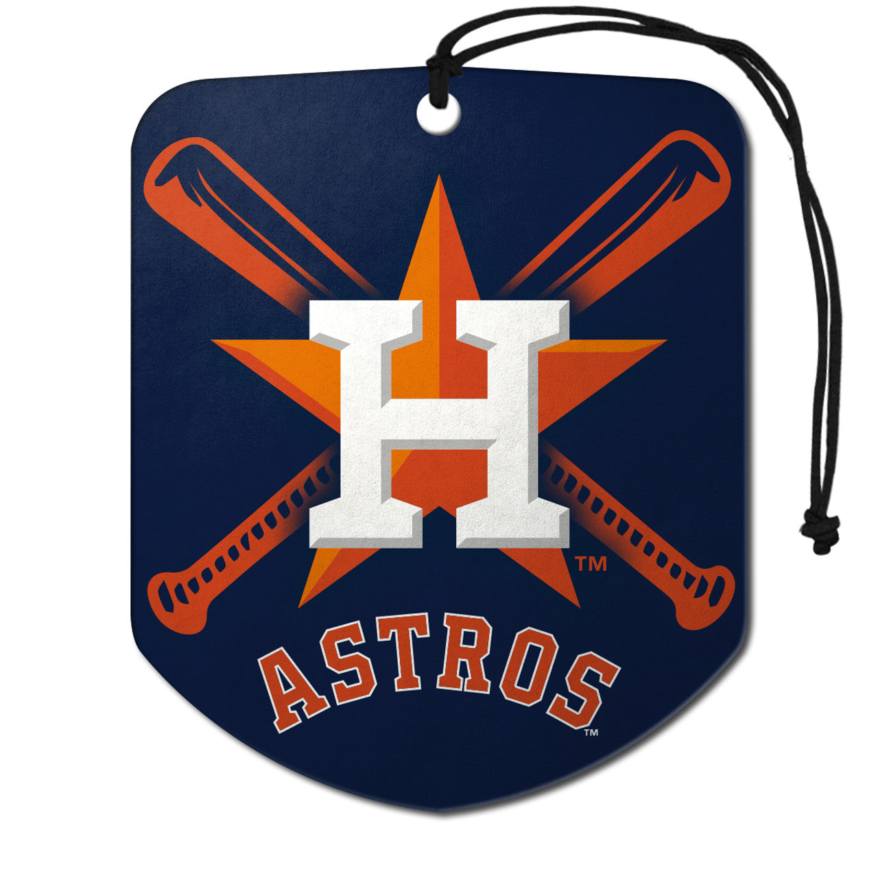 Houston Astros Air Freshener Shield Design 2 Pack - Sports Collectibles, Sports Memorabilia, Sports Fan Shop, Sports Gifts