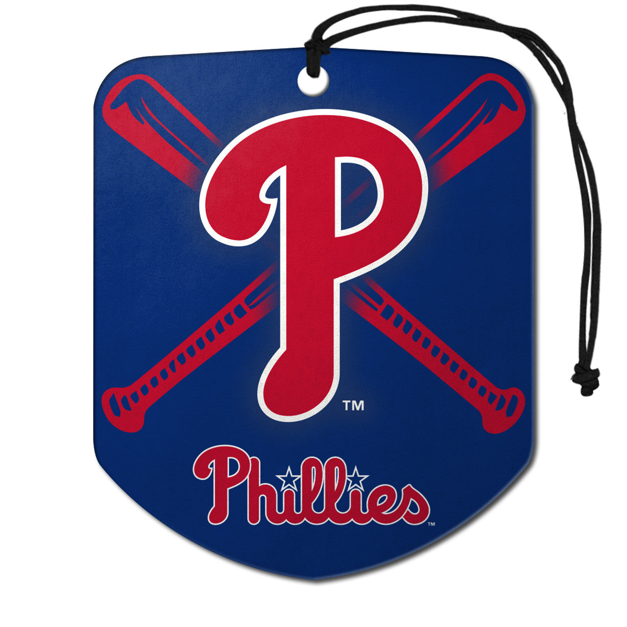 Philadelphia Phillies Air Freshener Shield Design 2 Pack - Sports Collectibles, Sports Memorabilia, Sports Fan Shop, Sports Gifts