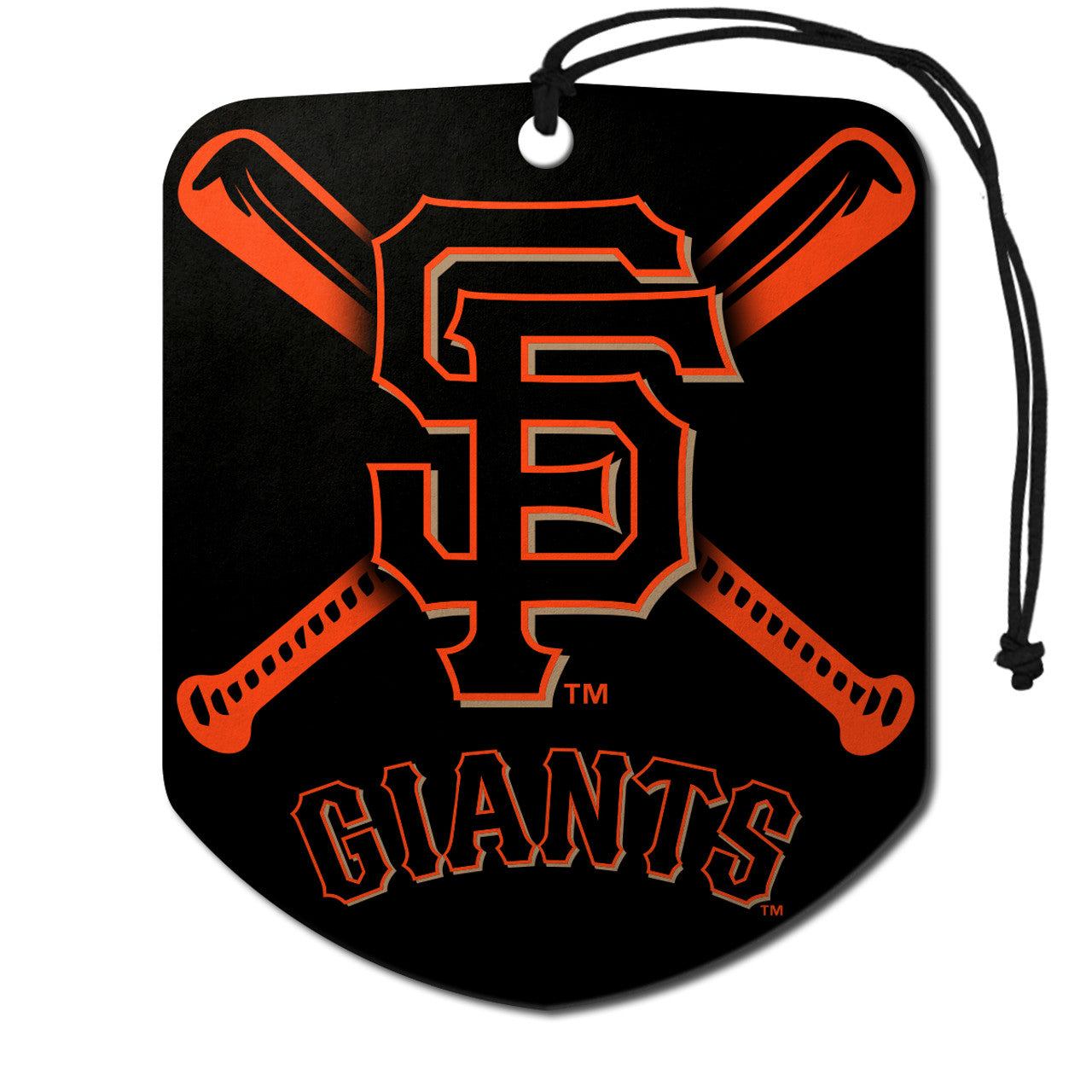 San Francisco Giants Air Freshener Shield Design 2 Pack - Sports Collectibles, Sports Memorabilia, Sports Fan Shop, Sports Gifts