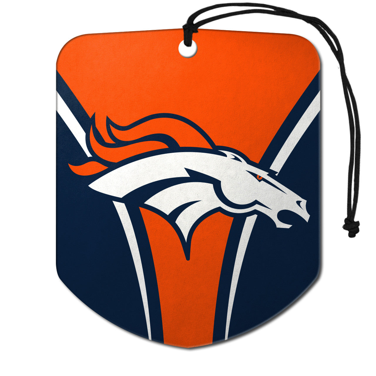 Denver Broncos Air Freshener Shield Design 2 Pack - Sports Collectibles, Sports Memorabilia, Sports Fan Shop, Sports Gifts