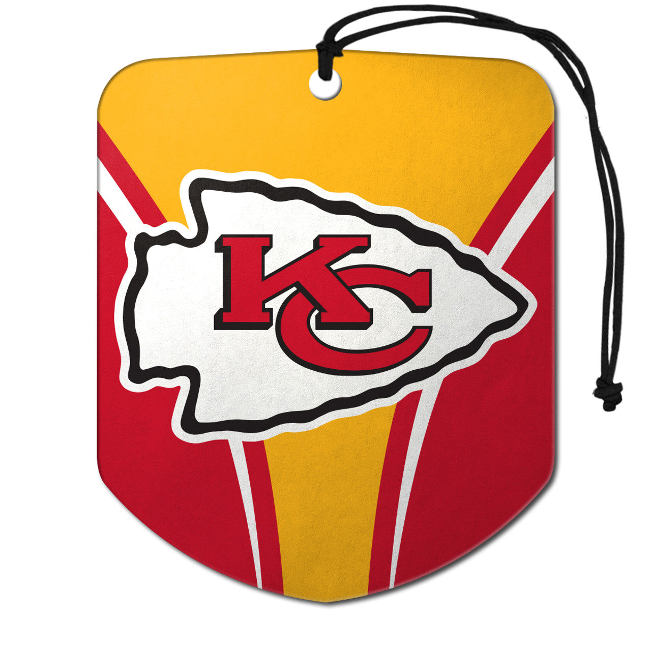 Kansas City Chiefs Air Freshener Shield Design 2 Pack - Sports Collectibles, Sports Memorabilia, Sports Fan Shop, Sports Gifts