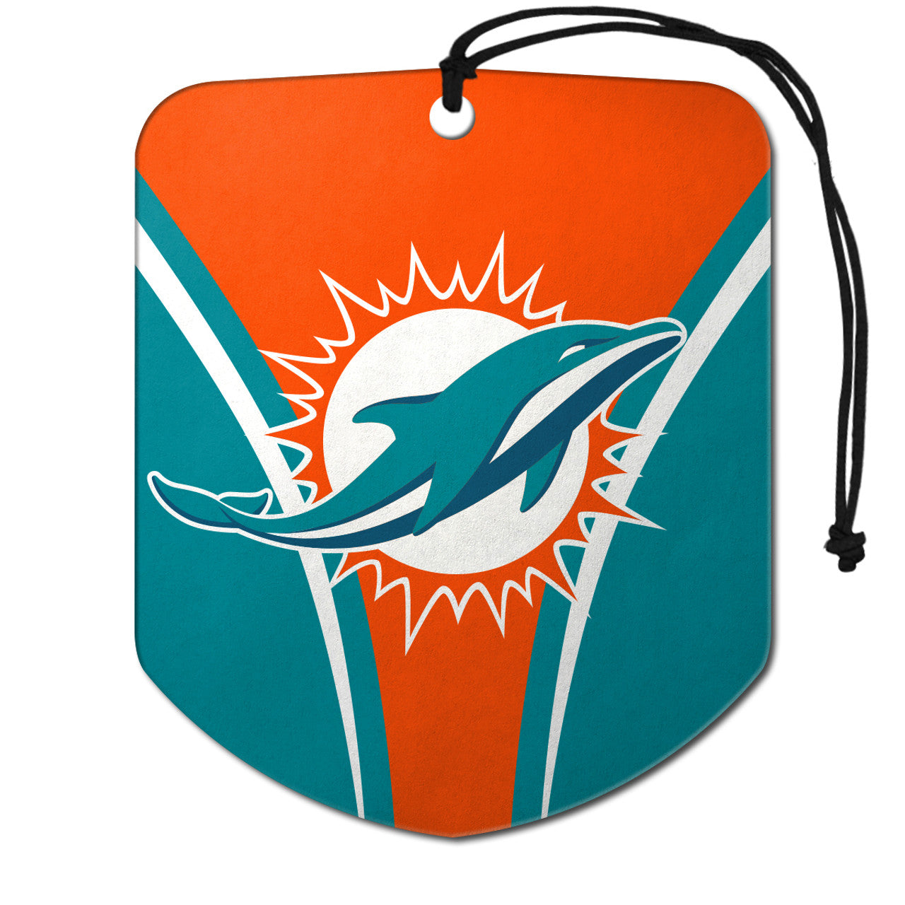 Miami Dolphins Air Freshener Shield Design 2 Pack - Sports Collectibles, Sports Memorabilia, Sports Fan Shop, Sports Gifts