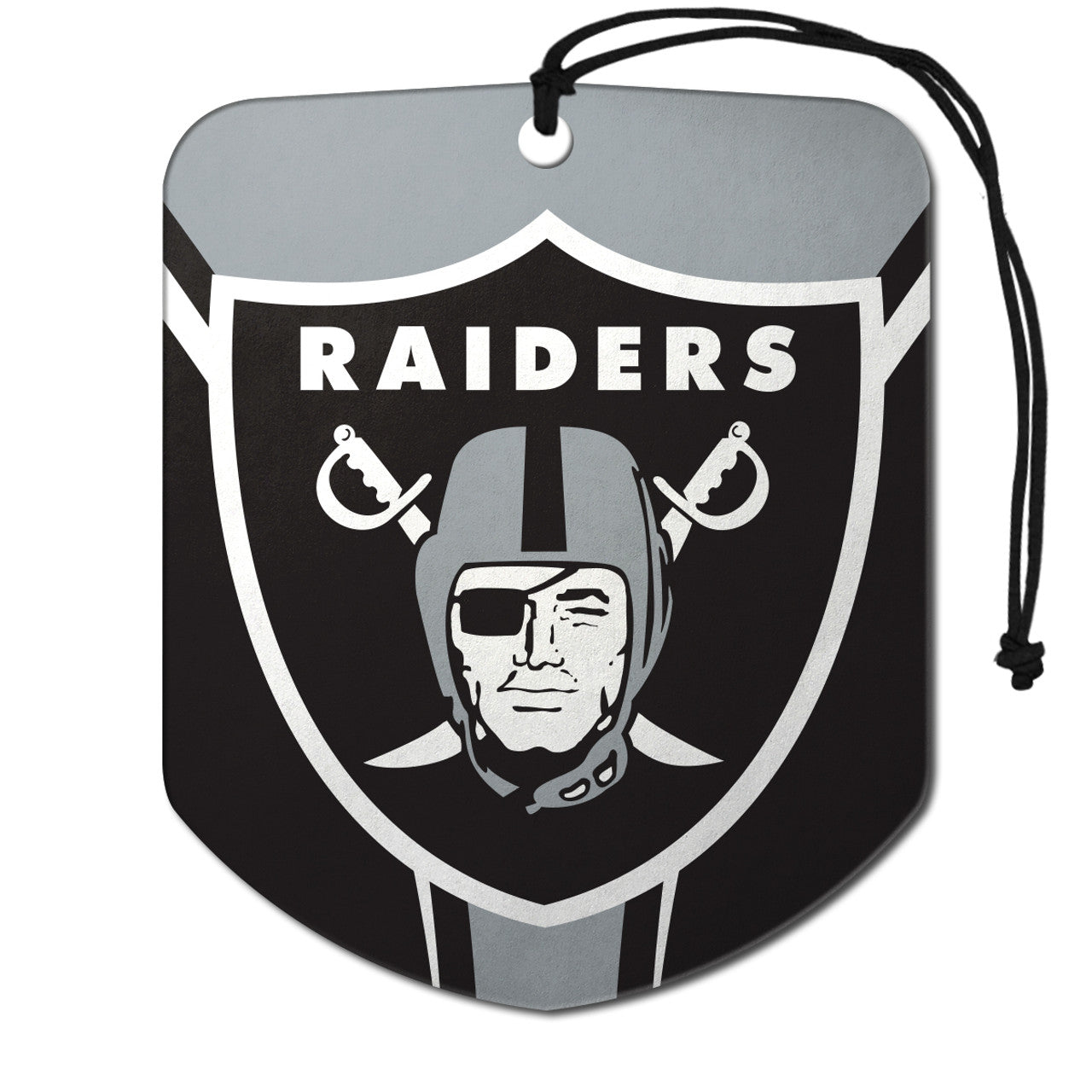 Las Vegas Raiders Air Freshener Shield Design 2 Pack - Sports Collectibles, Sports Memorabilia, Sports Fan Shop, Sports Gifts