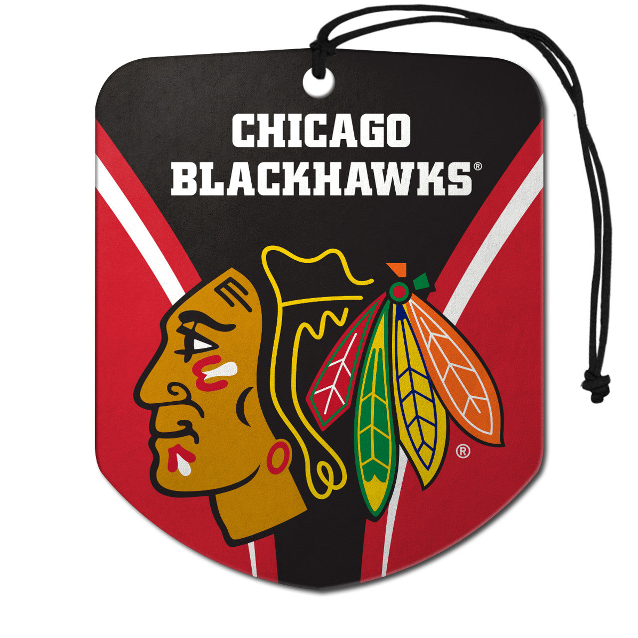Chicago Blackhawks Air Freshener Shield Design 2 Pack - Sports Collectibles, Sports Memorabilia, Sports Fan Shop, Sports Gifts