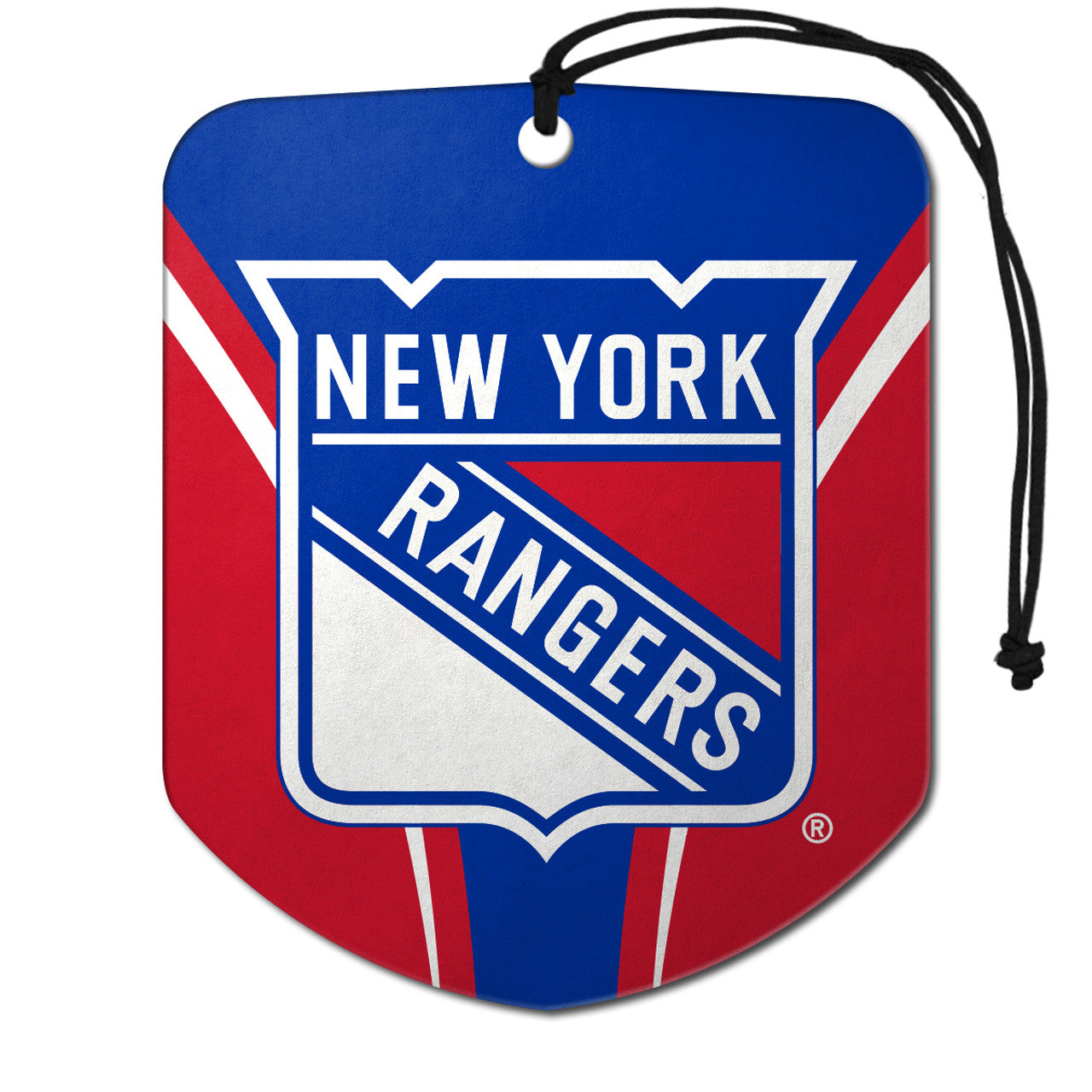 New York Rangers Air Freshener Shield Design 2 Pack - Sports Collectibles, Sports Memorabilia, Sports Fan Shop, Sports Gifts
