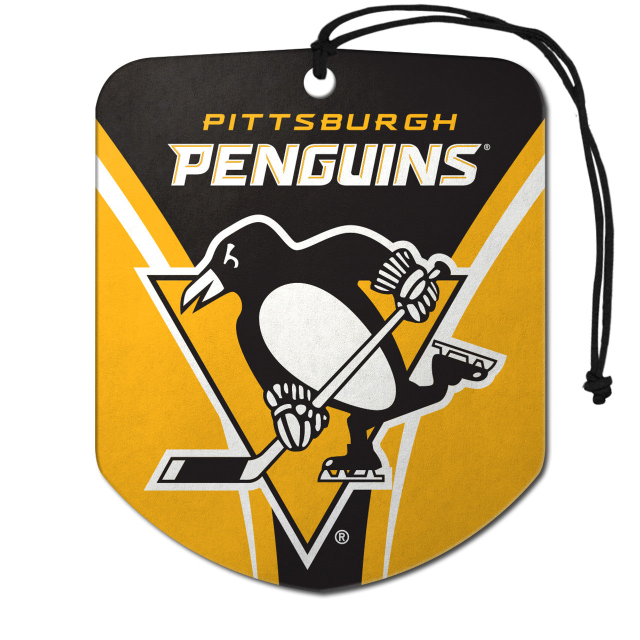 Pittsburgh Penguins Air Freshener Shield Design 2 Pack - Sports Collectibles, Sports Memorabilia, Sports Fan Shop, Sports Gifts