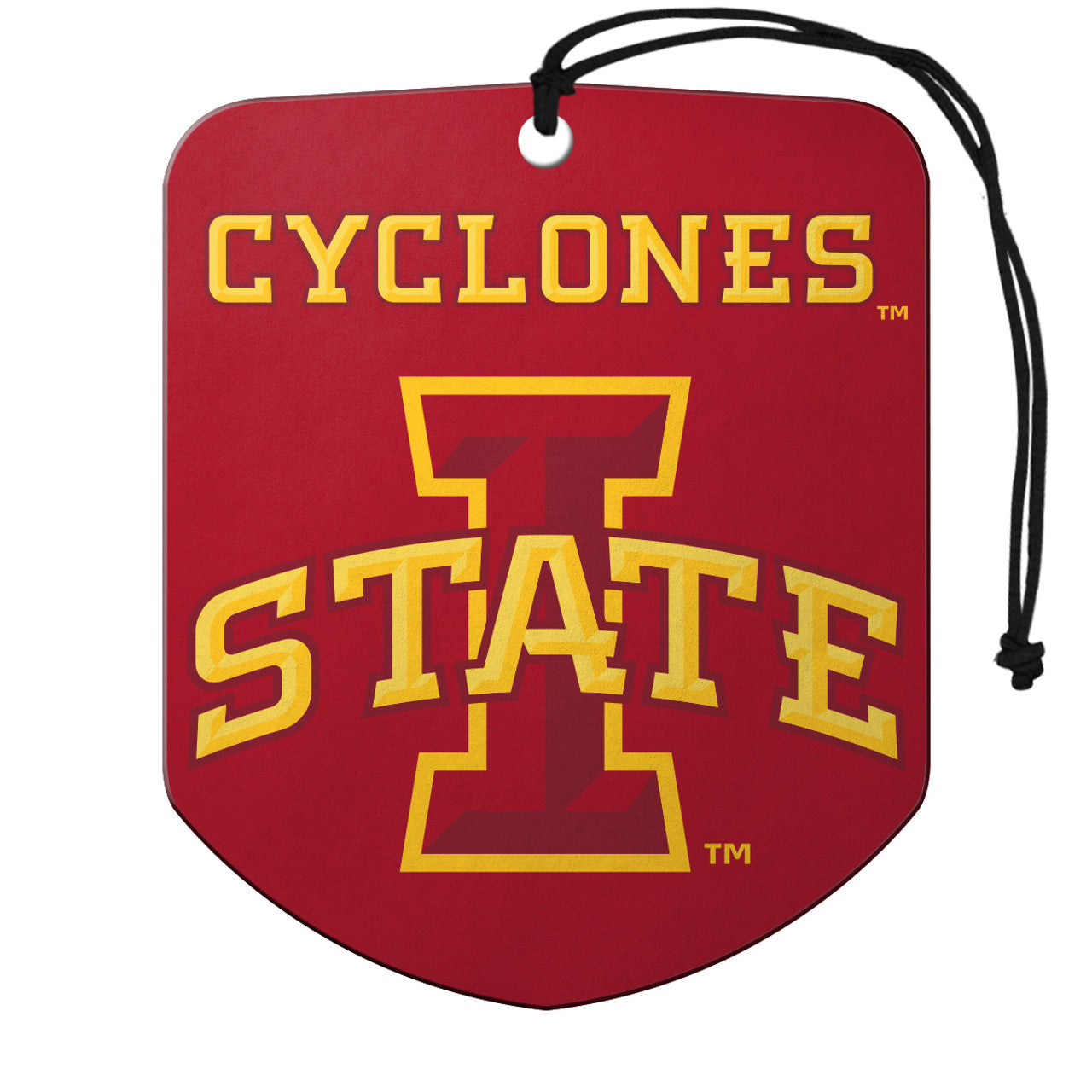 Iowa State Cyclones Air Freshener Shield Design 2 Pack - Sports Collectibles, Sports Memorabilia, Sports Fan Shop, Sports Gifts