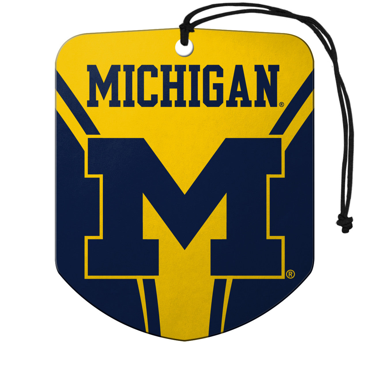 Michigan Wolverines Air Freshener Shield Design 2 Pack - Sports Collectibles, Sports Memorabilia, Sports Fan Shop, Sports Gifts