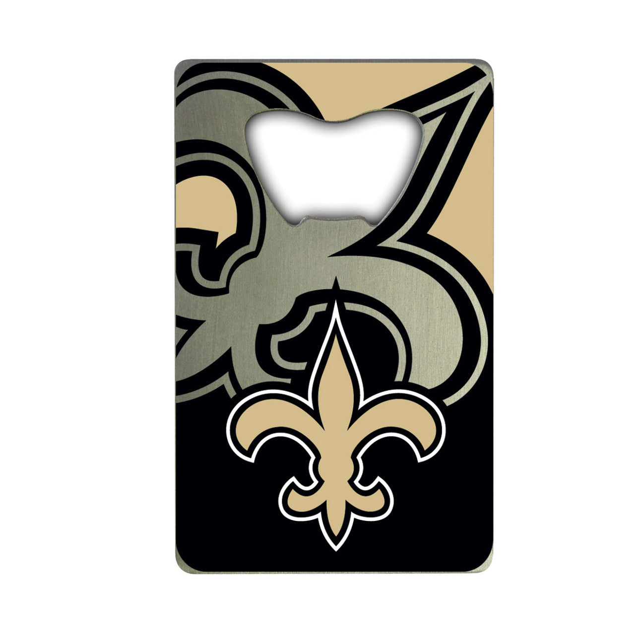 New Orleans Saints Bottle Opener Credit Card Style - Sports Collectibles, Sports Memorabilia, Sports Fan Shop, Sports Gifts
