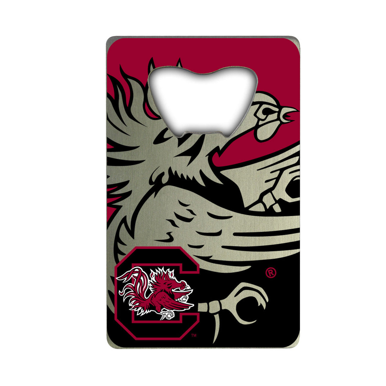 South Carolina Gamecocks Bottle Opener Credit Card Style - Special Order - Sports Collectibles, Sports Memorabilia, Sports Fan Shop, Sports Gifts