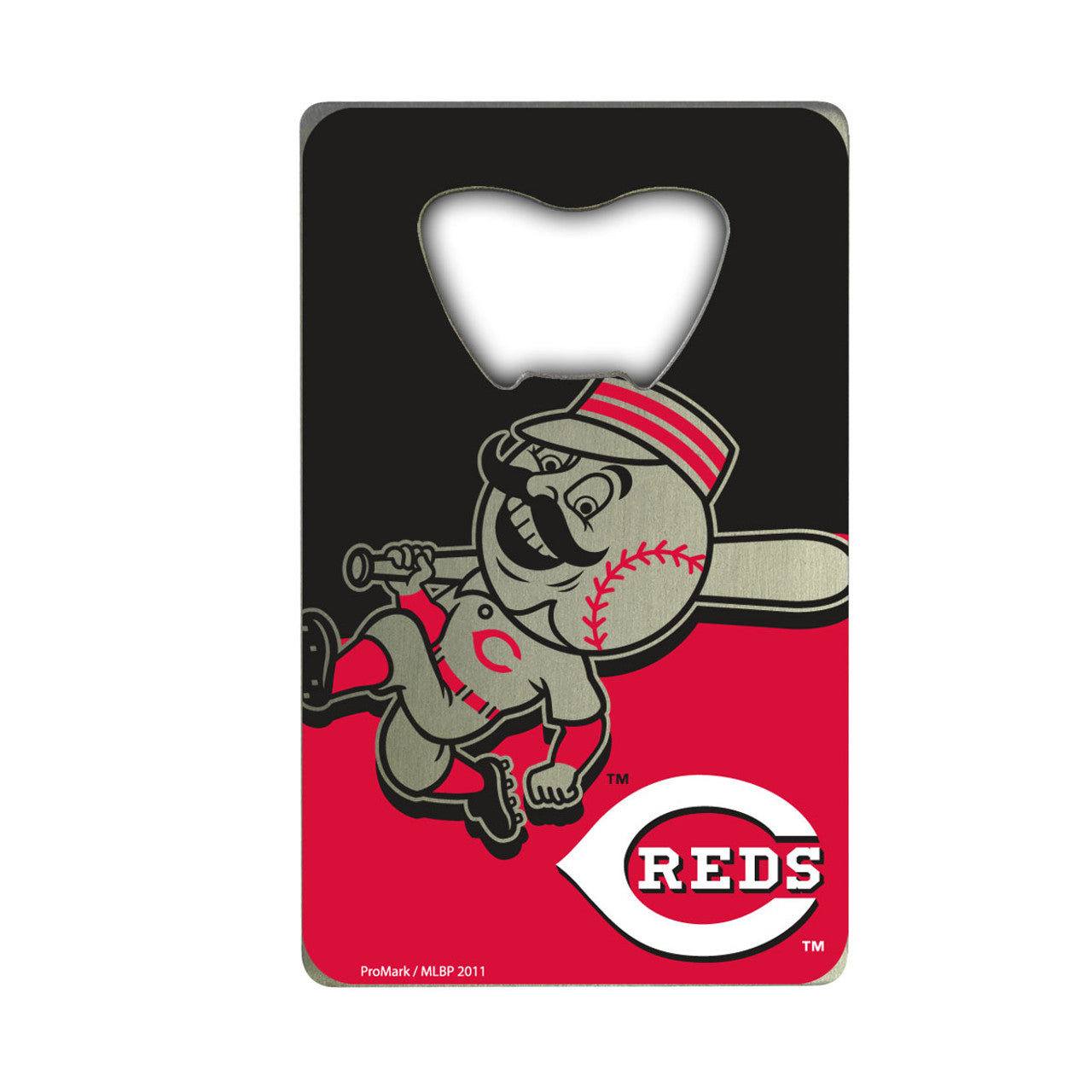 Cincinnati Reds Bottle Opener Credit Card Style Special Order - Sports Collectibles, Sports Memorabilia, Sports Fan Shop, Sports Gifts