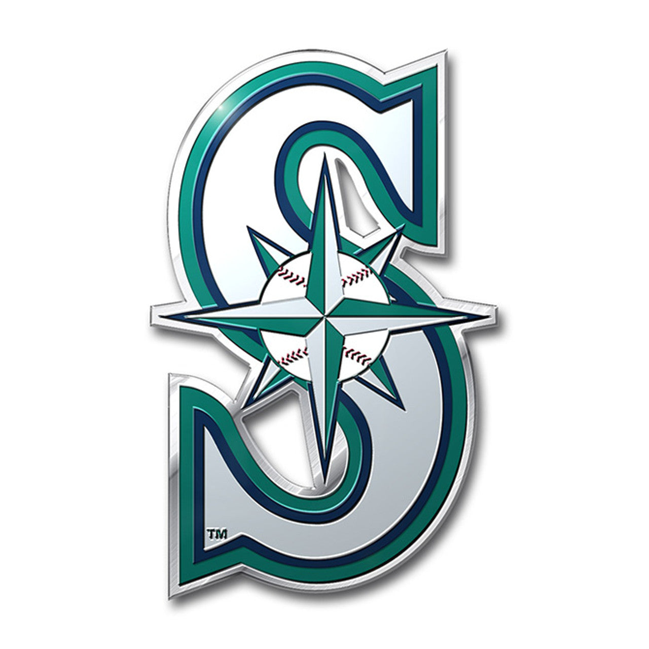 Seattle Mariners Auto Emblem - Color - Sports Collectibles, Sports Memorabilia, Sports Fan Shop, Sports Gifts