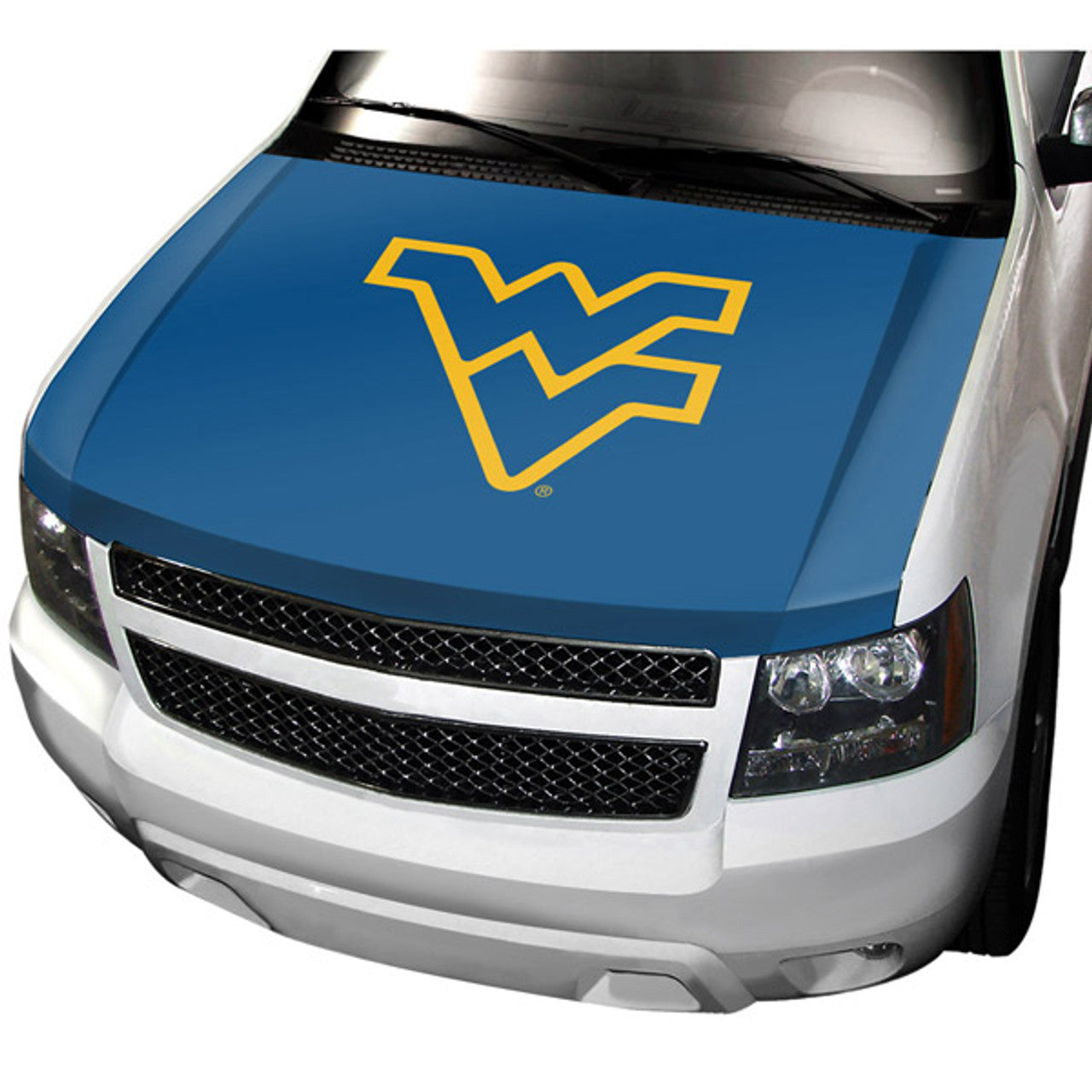 West Virginia Mountaineers Auto Cover Hood Style CO - Sports Collectibles, Sports Memorabilia, Sports Fan Shop, Sports Gifts
