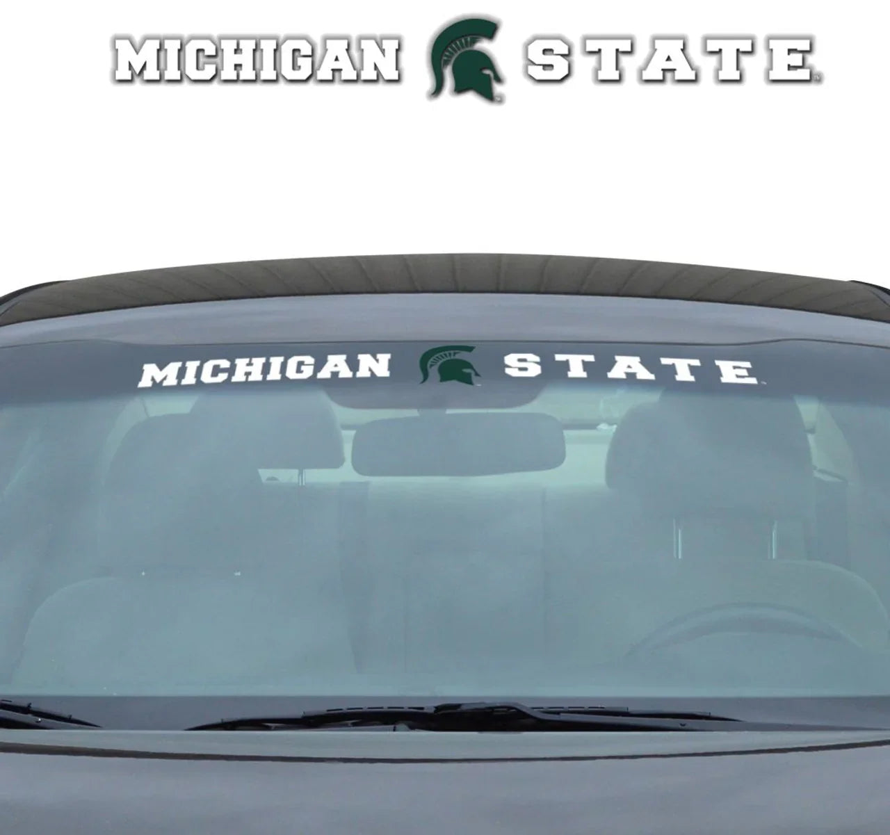 Michigan State Spartans Decal 35x4 Windshield (CDG) - 757 Sports Collectibles