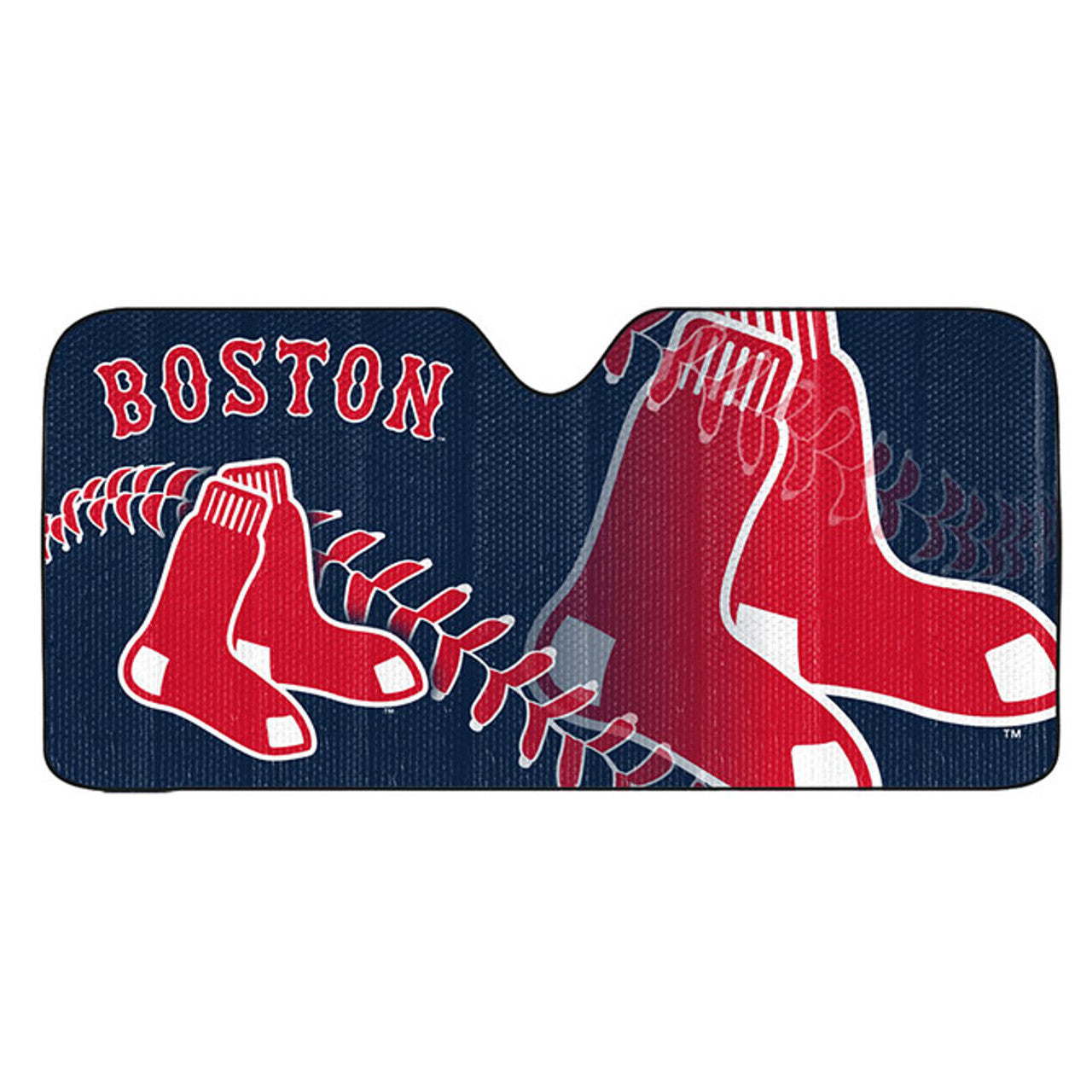 Boston Red Sox Auto Sun Shade 59x27 - Sports Collectibles, Sports Memorabilia, Sports Fan Shop, Sports Gifts