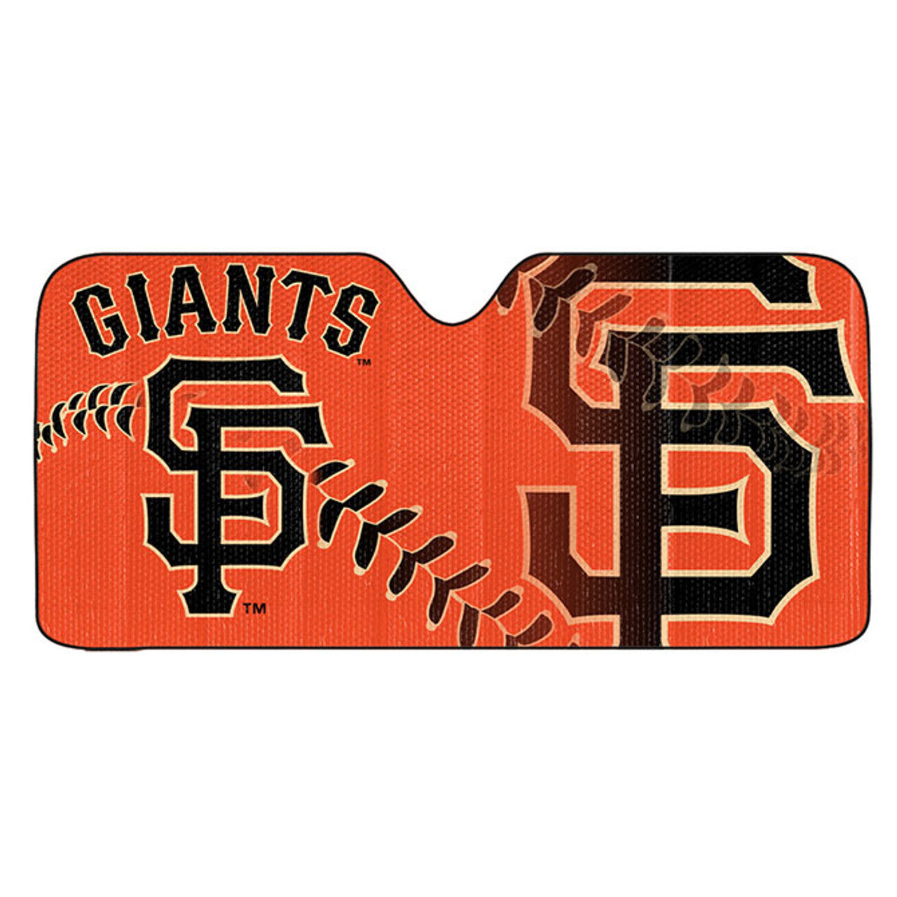 San Francisco Giants Auto Sun Shade 59x27 - Sports Collectibles, Sports Memorabilia, Sports Fan Shop, Sports Gifts