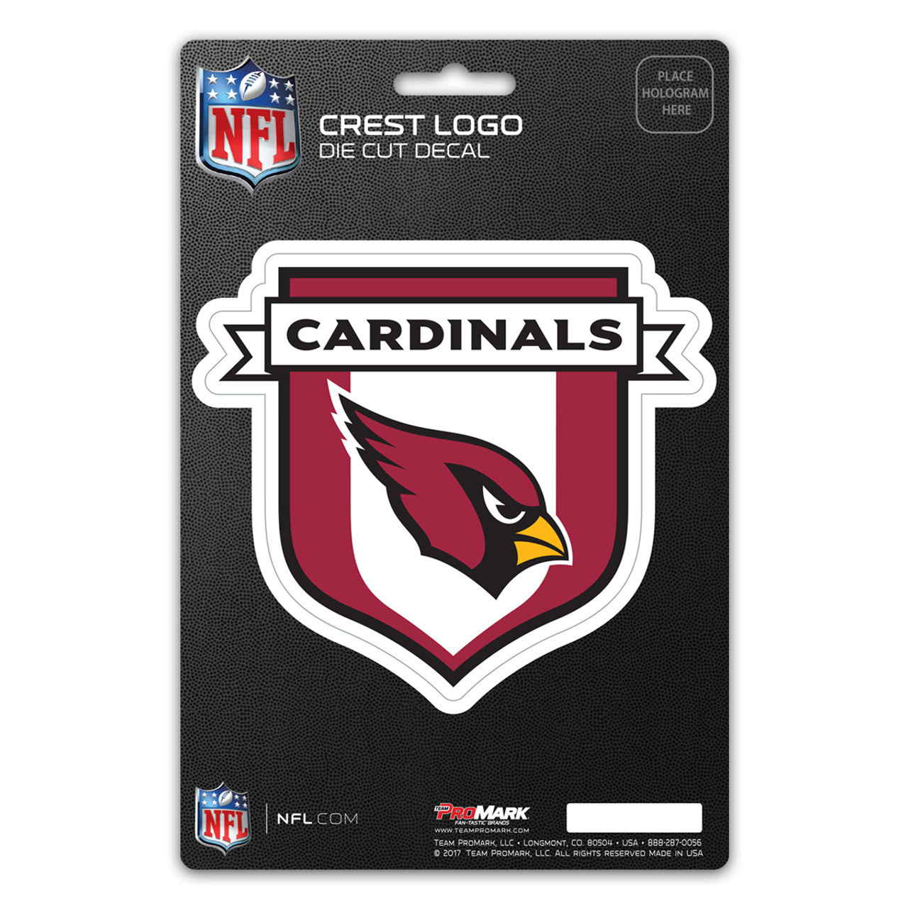 Arizona Cardinals Decal Shield Design CO - Sports Collectibles, Sports Memorabilia, Sports Fan Shop, Sports Gifts