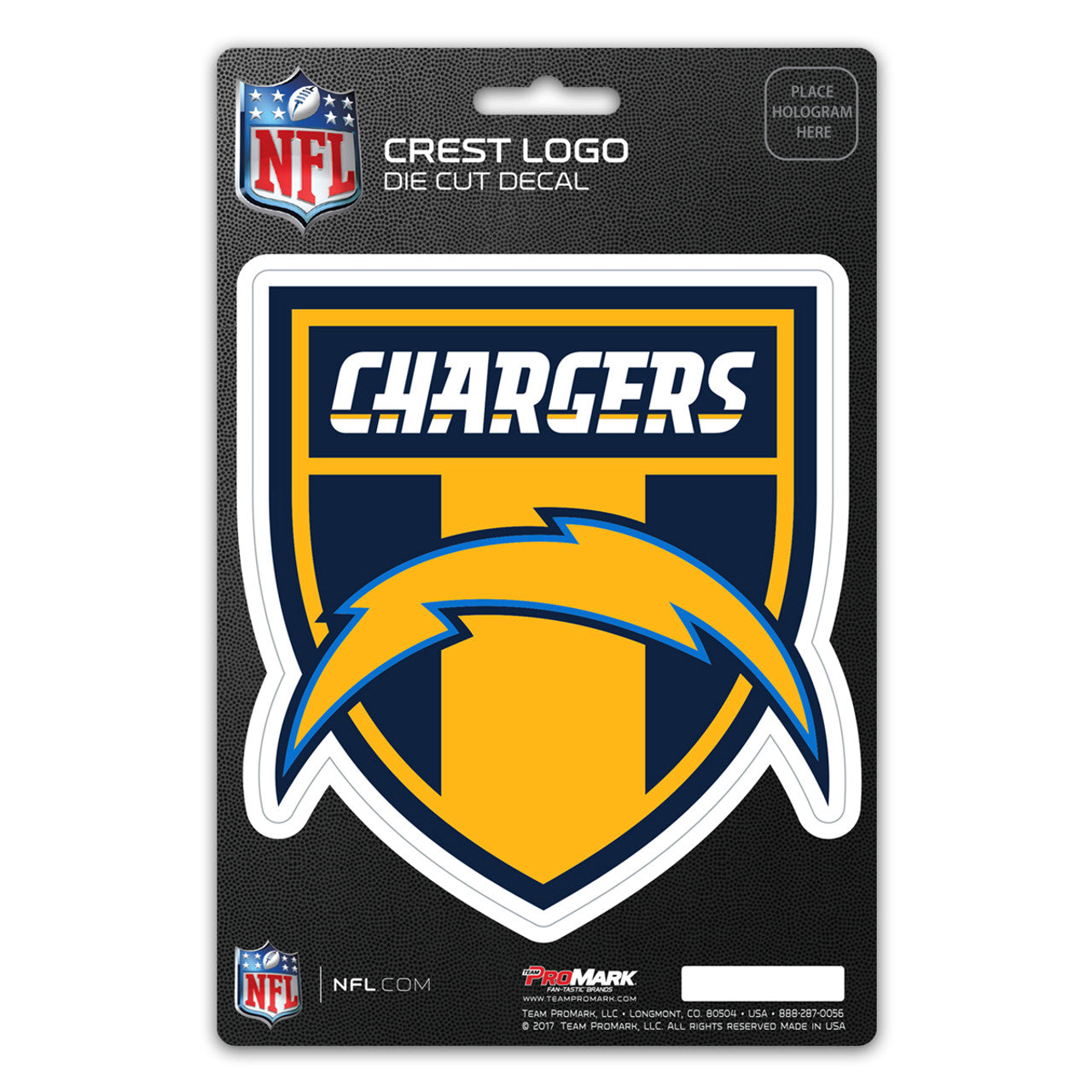 Los Angeles Chargers Decal Shield Design - Sports Collectibles, Sports Memorabilia, Sports Fan Shop, Sports Gifts
