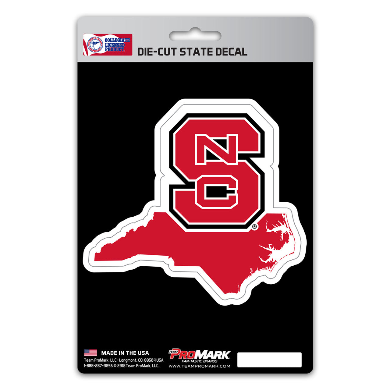 North Carolina State Wolfpack Decal State Design - Sports Collectibles, Sports Memorabilia, Sports Fan Shop, Sports Gifts