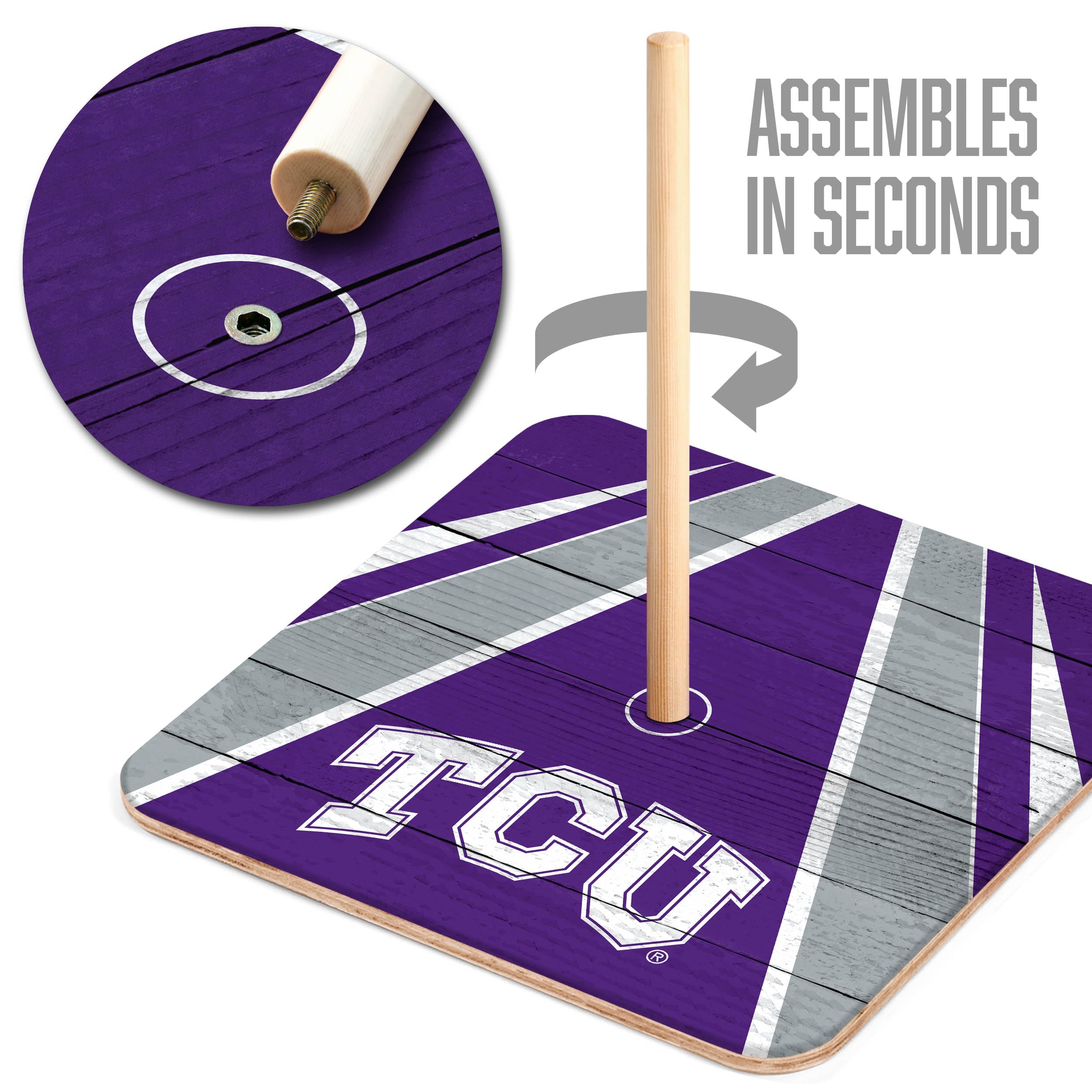 YouTheFan NCAA TCU Horned Frogs Horseshoe Bags - Sports Collectibles, Sports Memorabilia, Sports Fan Shop, Sports Gifts