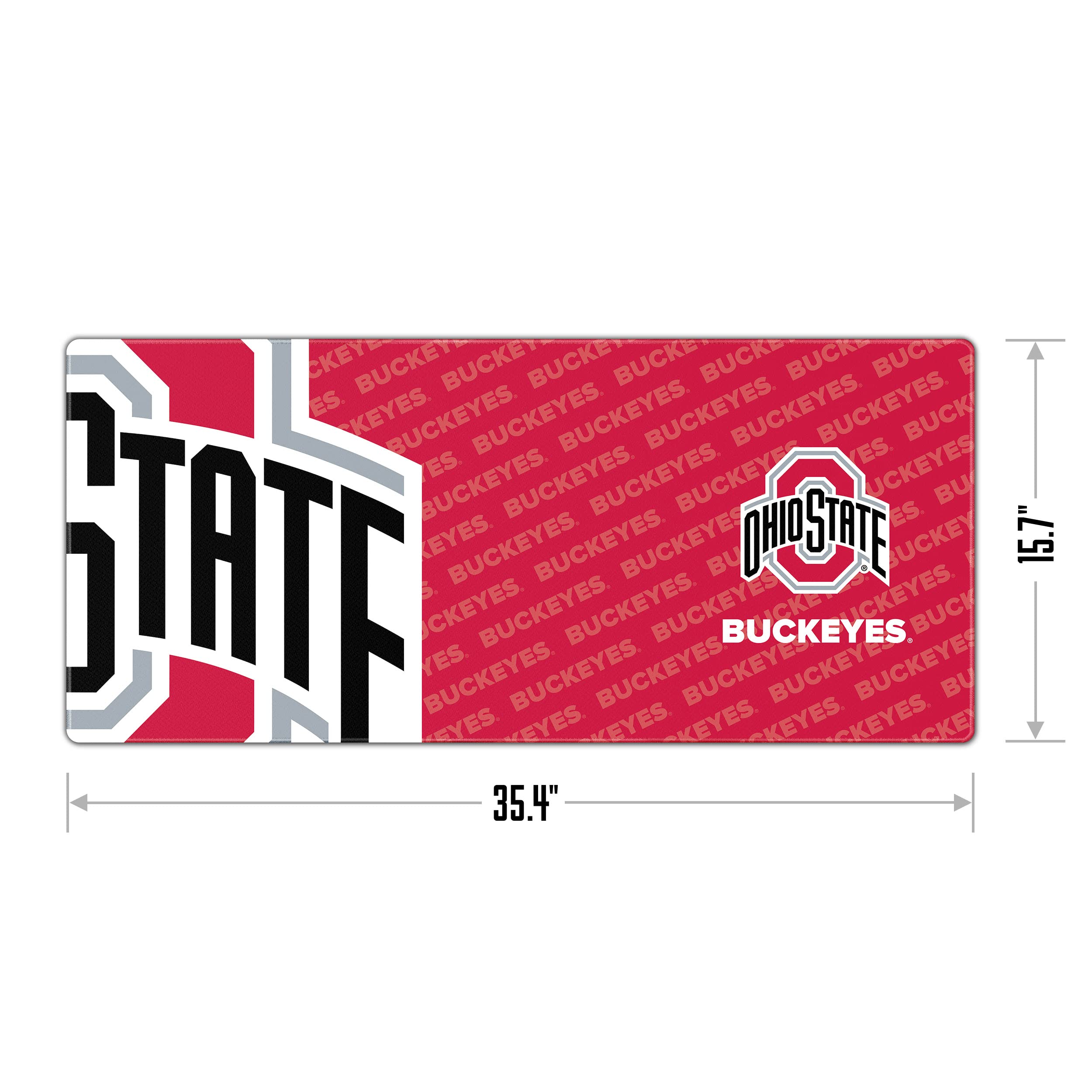 YouTheFan NCAA Ohio State Buckeyes Logo Series Desk Pad - Sports Collectibles, Sports Memorabilia, Sports Fan Shop, Sports Gifts