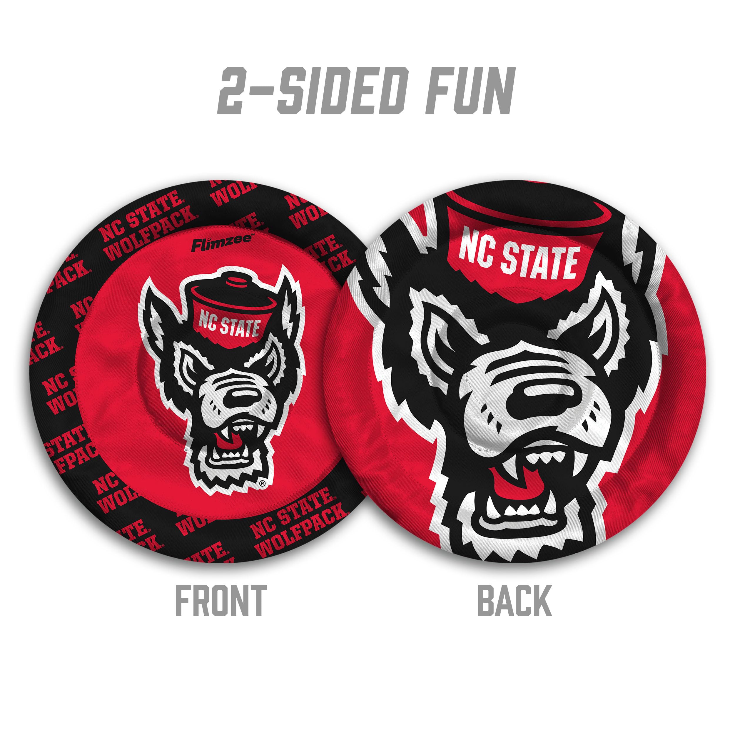YouTheFan NCAA NC State Wolfpack Flimzee Bean-Bag Flying Disc - Sports Collectibles, Sports Memorabilia, Sports Fan Shop, Sports Gifts