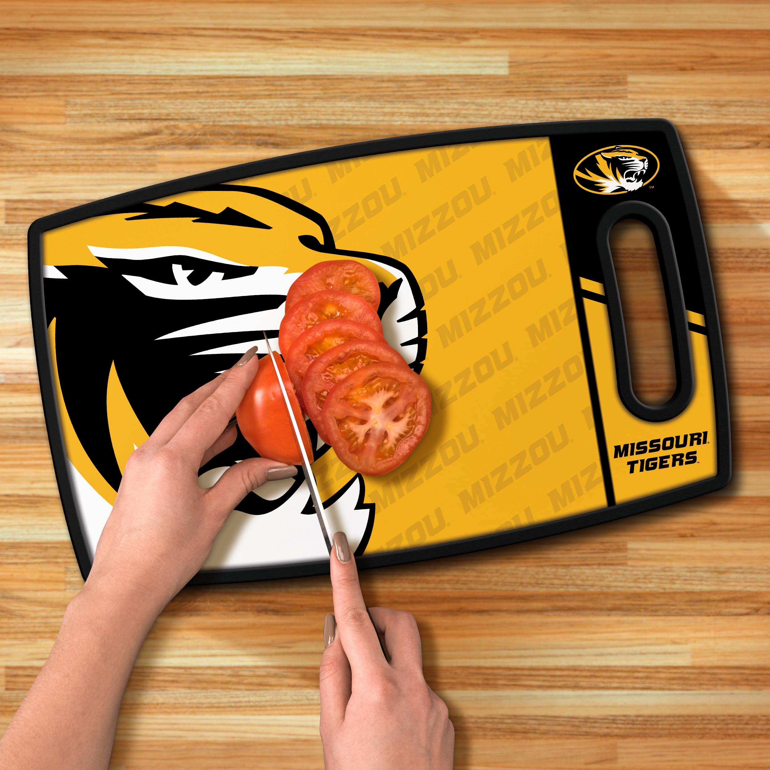 YouTheFan NCAA Missouri Tigers Logo Series Cutting Board - Sports Collectibles, Sports Memorabilia, Sports Fan Shop, Sports Gifts