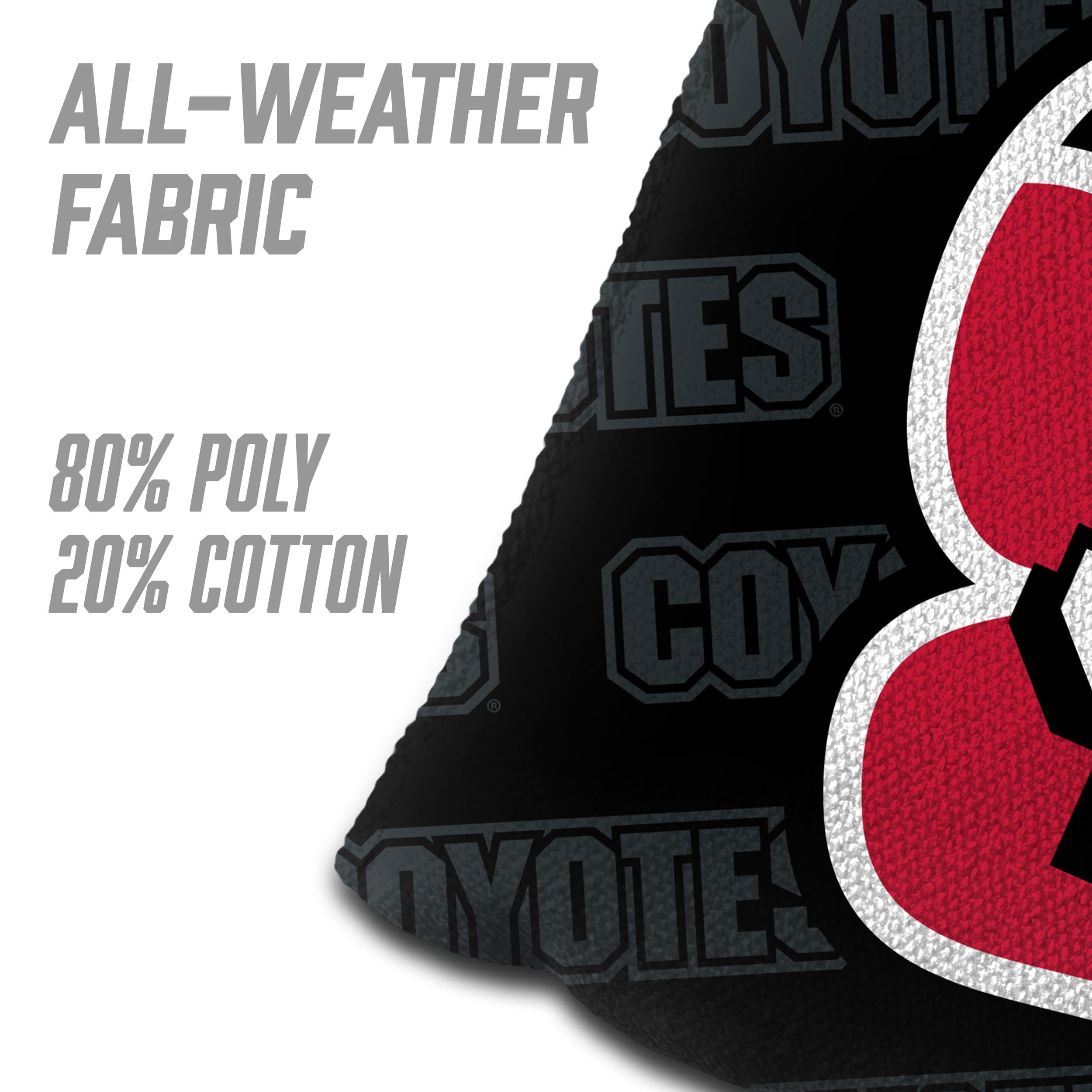 YouTheFan NCAA South Dakota Coyotes Cornhole Bags - 4PK - Black - Sports Collectibles, Sports Memorabilia, Sports Fan Shop, Sports Gifts