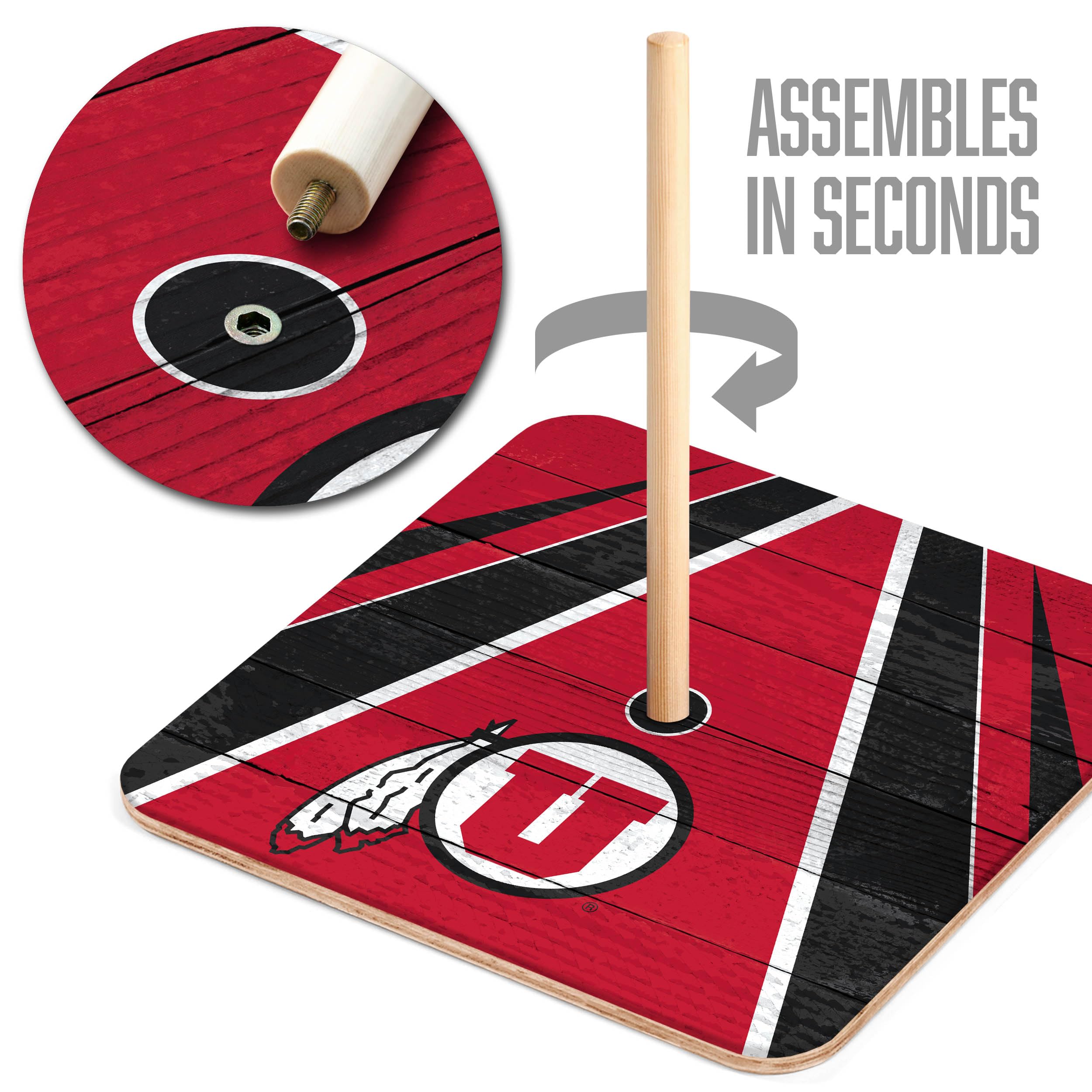 YouTheFan NCAA Utah Utes Horseshoe Bags - Sports Collectibles, Sports Memorabilia, Sports Fan Shop, Sports Gifts