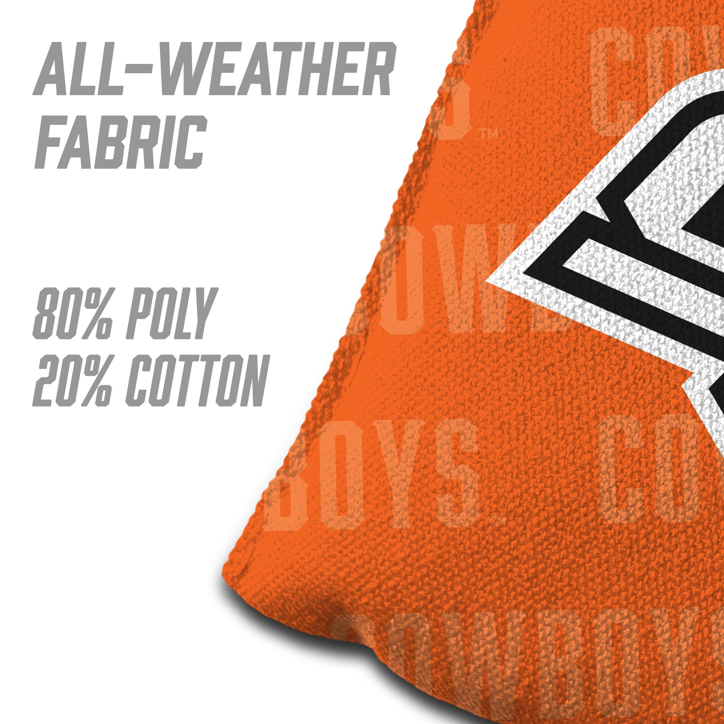 YouTheFan NCAA Oklahoma State Cowboys Cornhole Bags - 4PK - Orange - Sports Collectibles, Sports Memorabilia, Sports Fan Shop, Sports Gifts