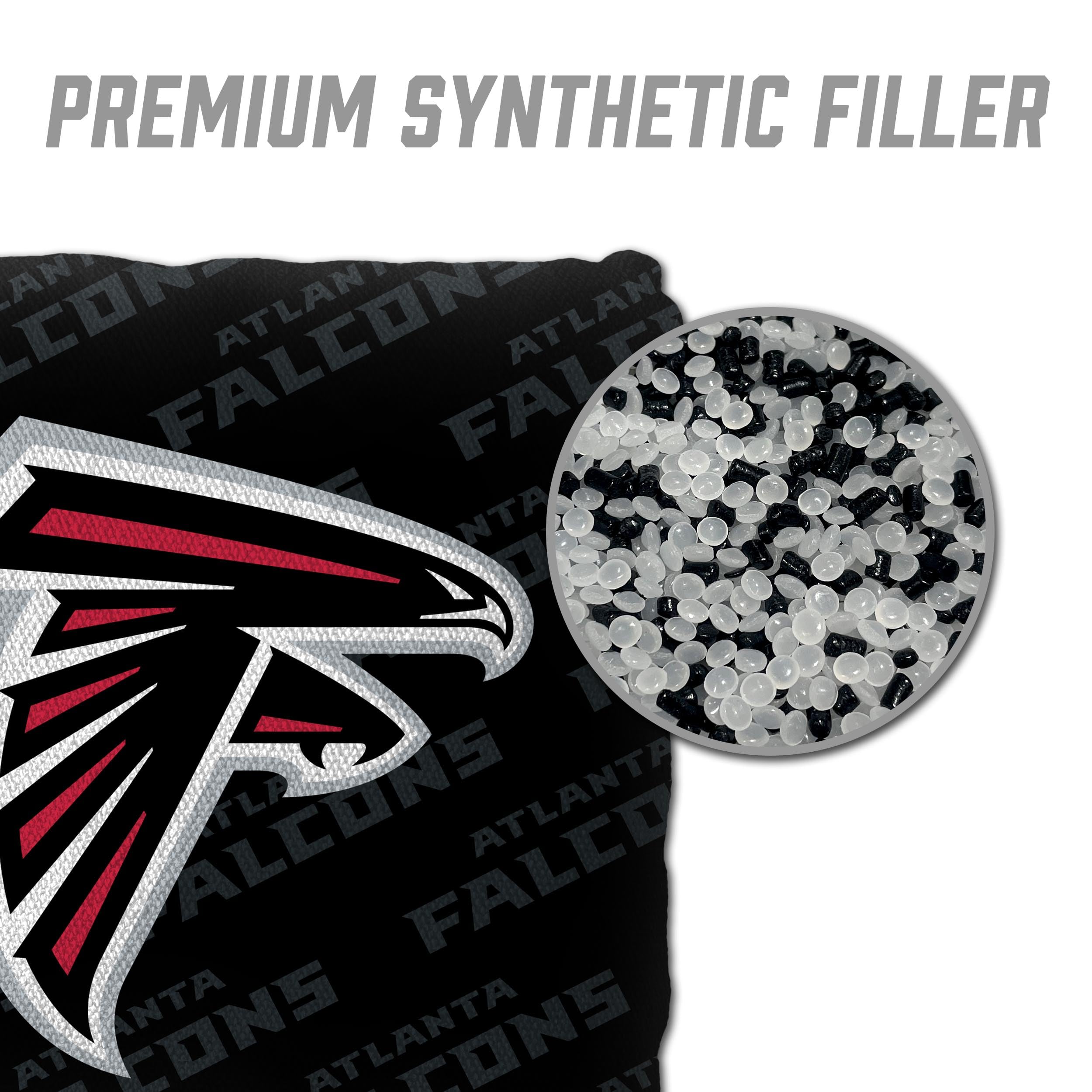 YouTheFan NFL Atlanta Falcons Cornhole Bags - 4PK - Black - Sports Collectibles, Sports Memorabilia, Sports Fan Shop, Sports Gifts