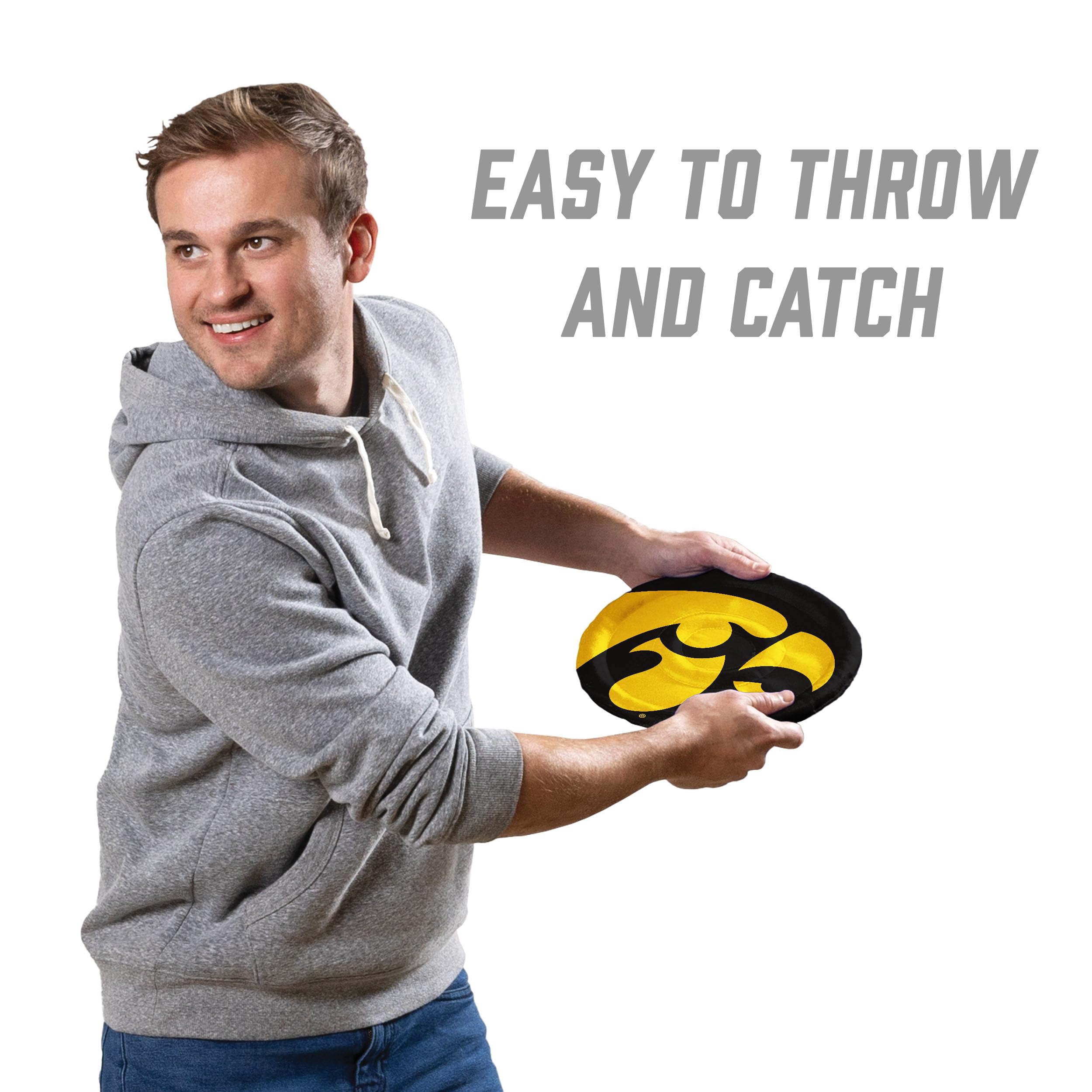 YouTheFan NCAA Iowa Hawkeyes Flimzee Bean-Bag Flying Disc - Sports Gifts, Sports Memorabilia, Sports Collectibles, Fan Shop