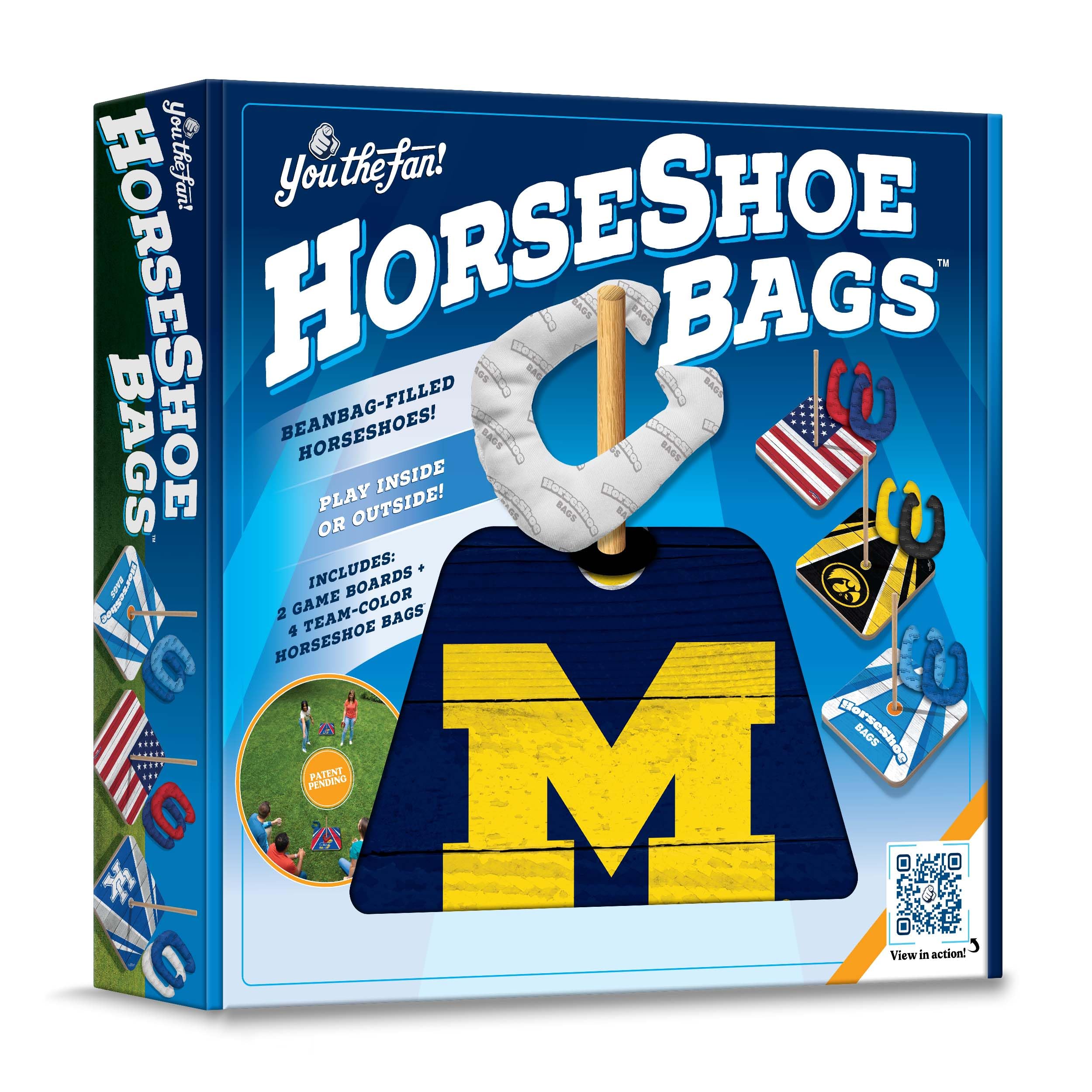 YouTheFan NCAA Michigan Wolverines Horseshoe Bags - Sports Collectibles, Sports Memorabilia, Sports Fan Shop, Sports Gifts