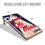 YouTheFan NCAA Mississippi Rebels 2’ x 4’ Professional Wood Cornhole Game with Logo Bags - Sports Collectibles, Sports Memorabilia, Sports Fan Shop, Sports Gifts