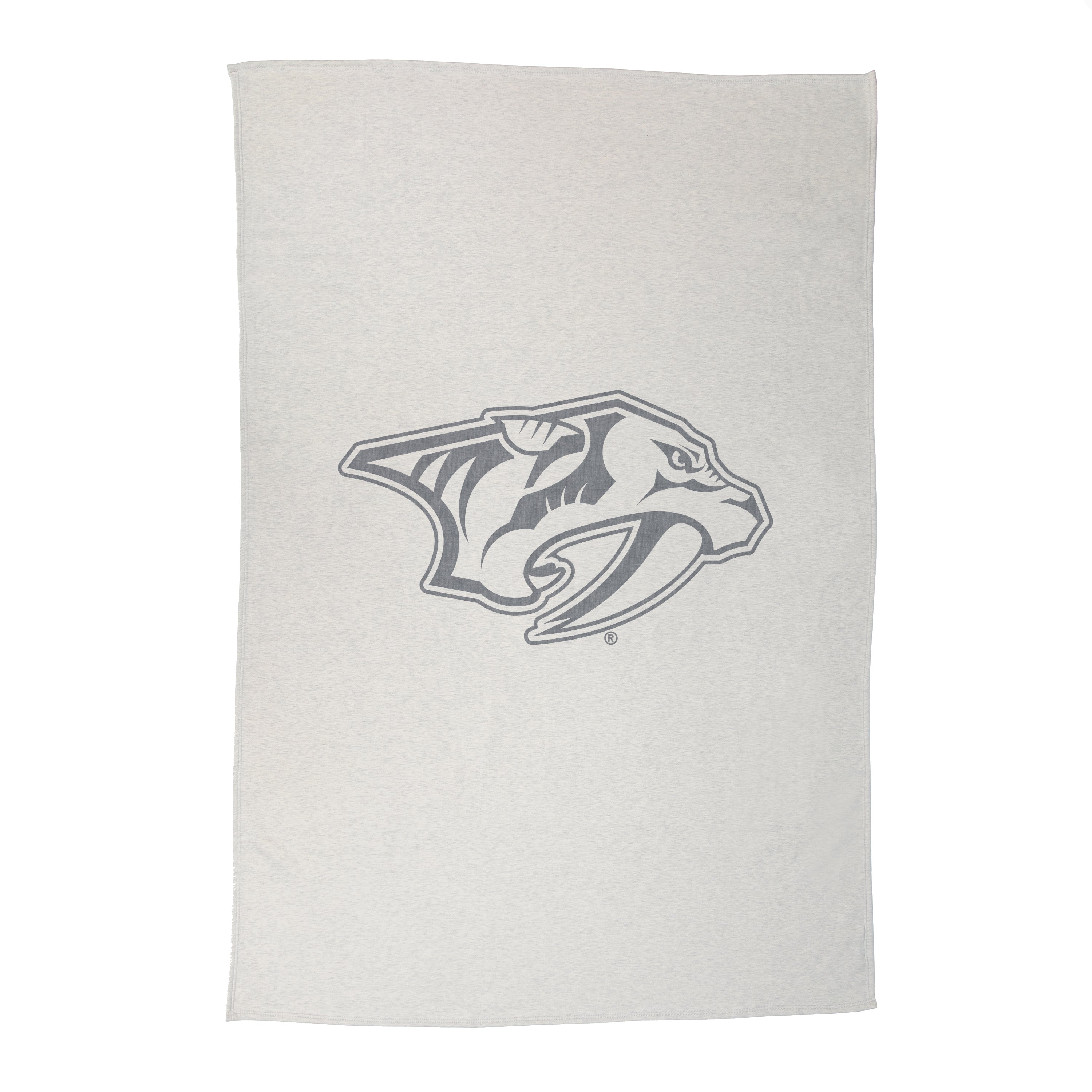 Nashville Predators Oversized Logo Sublimated Sweatshirt Blanket