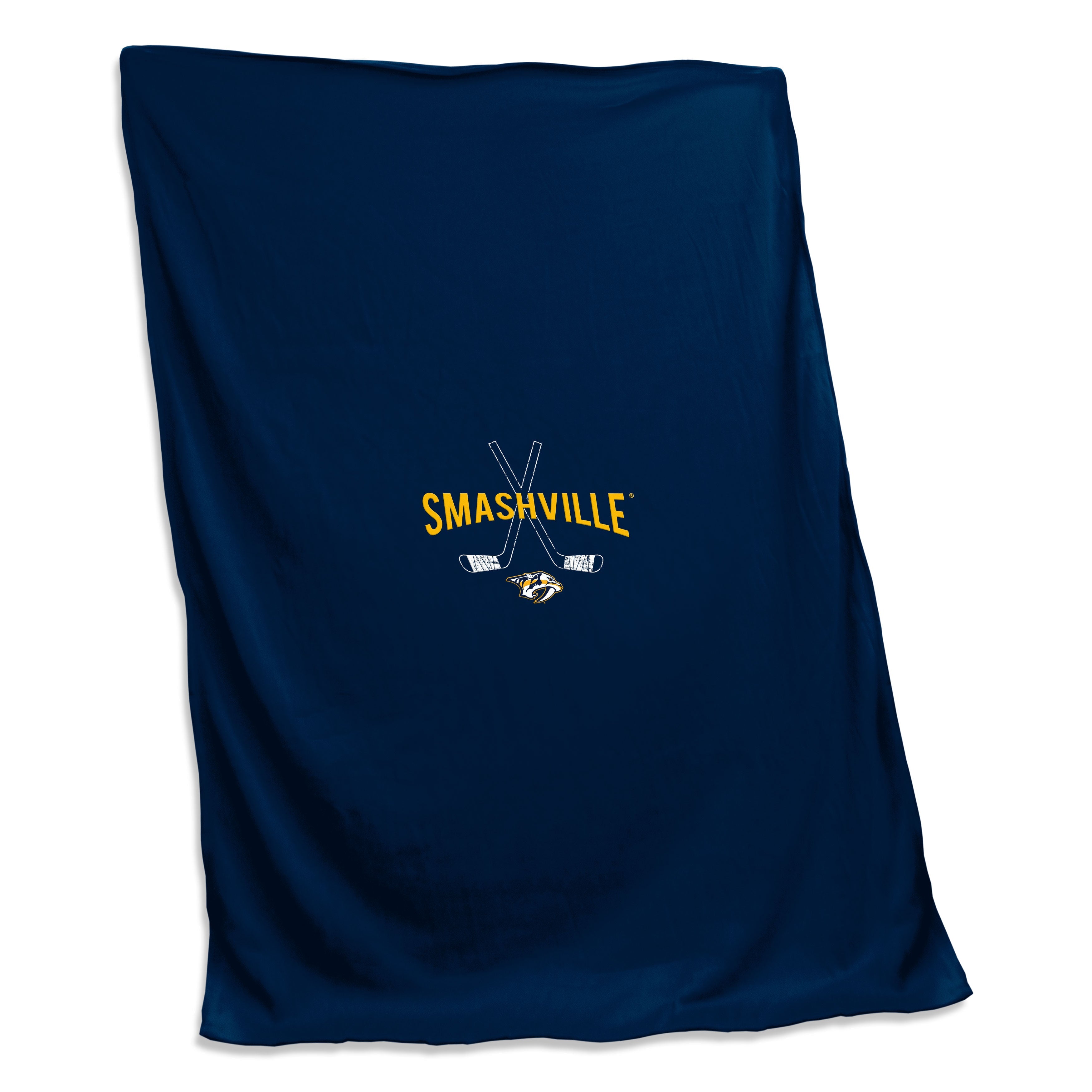 Nashville Predators Navy I Believe Sweatshirt Blanket (Screened)
