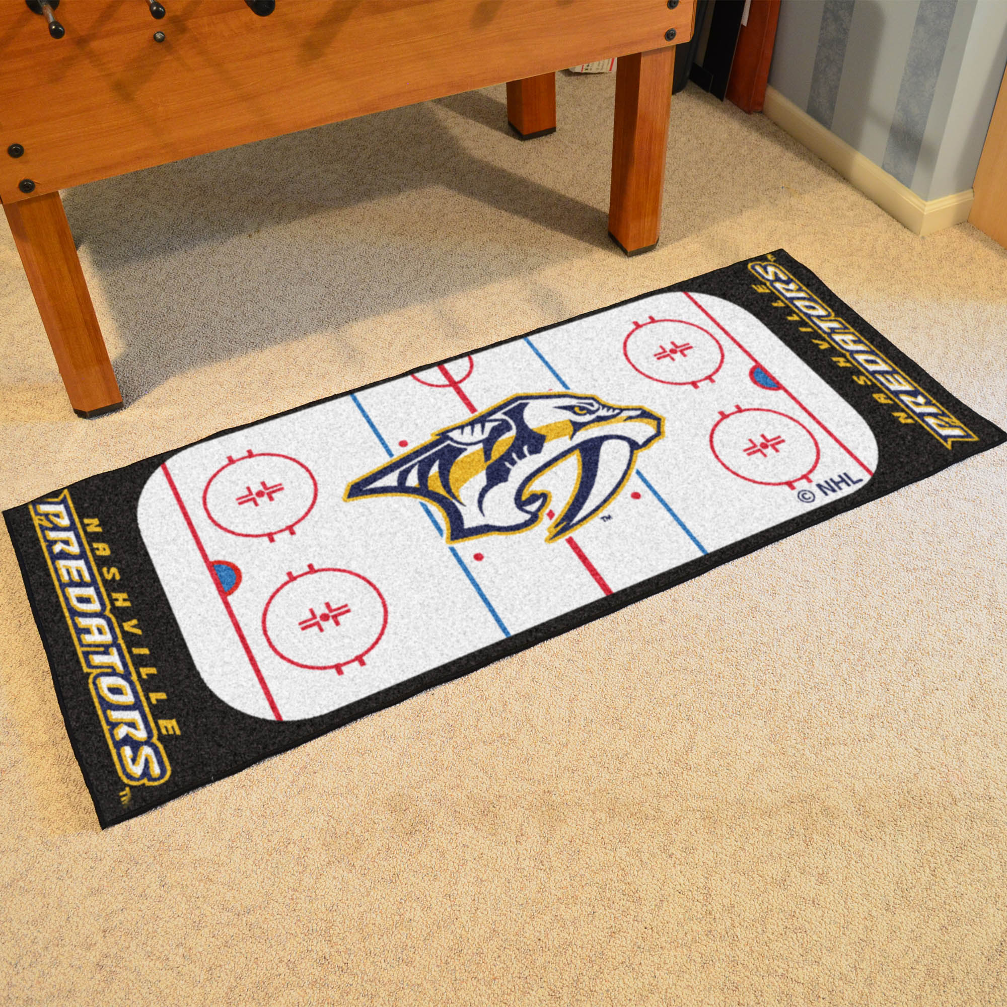 NHL - Nashville Predators Rink Runner - Sports Gifts, Sports Memorabilia, Sports Collectibles, Fan Shop