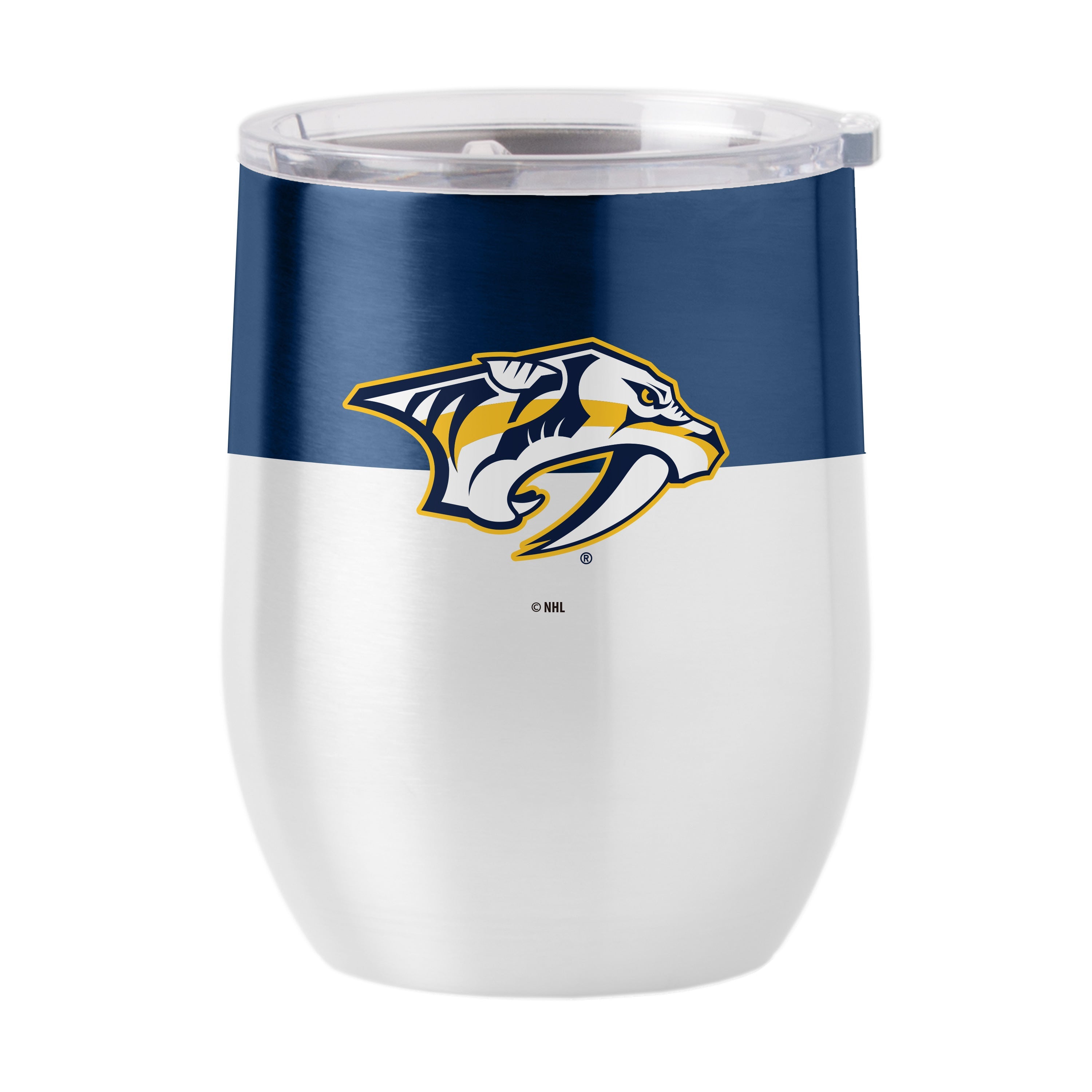 Nashville Predators 16oz Colorblock Stainless Curved Beverage
