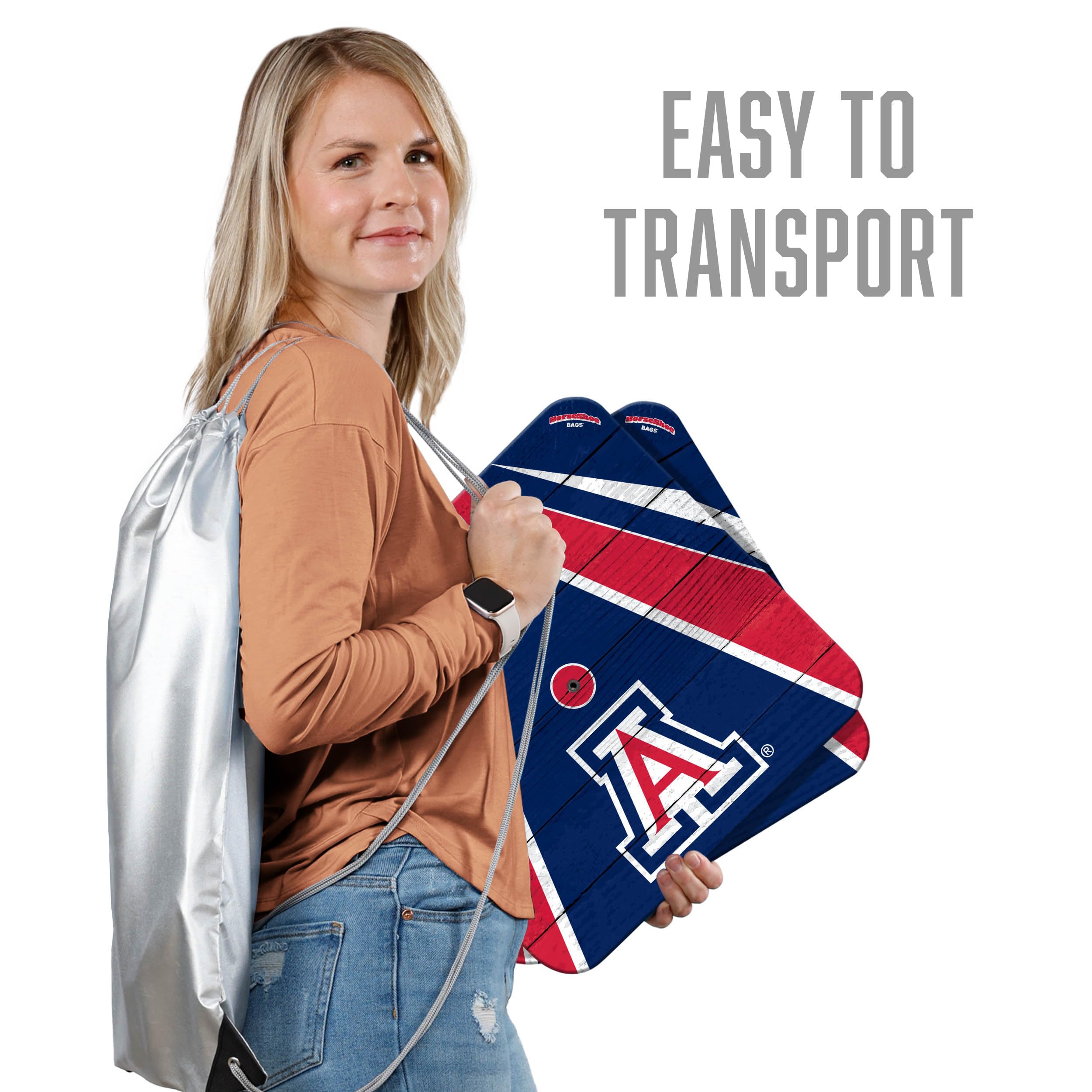 YouTheFan NCAA Arizona Wildcats Horseshoe Bags - Sports Collectibles, Sports Memorabilia, Sports Fan Shop, Sports Gifts