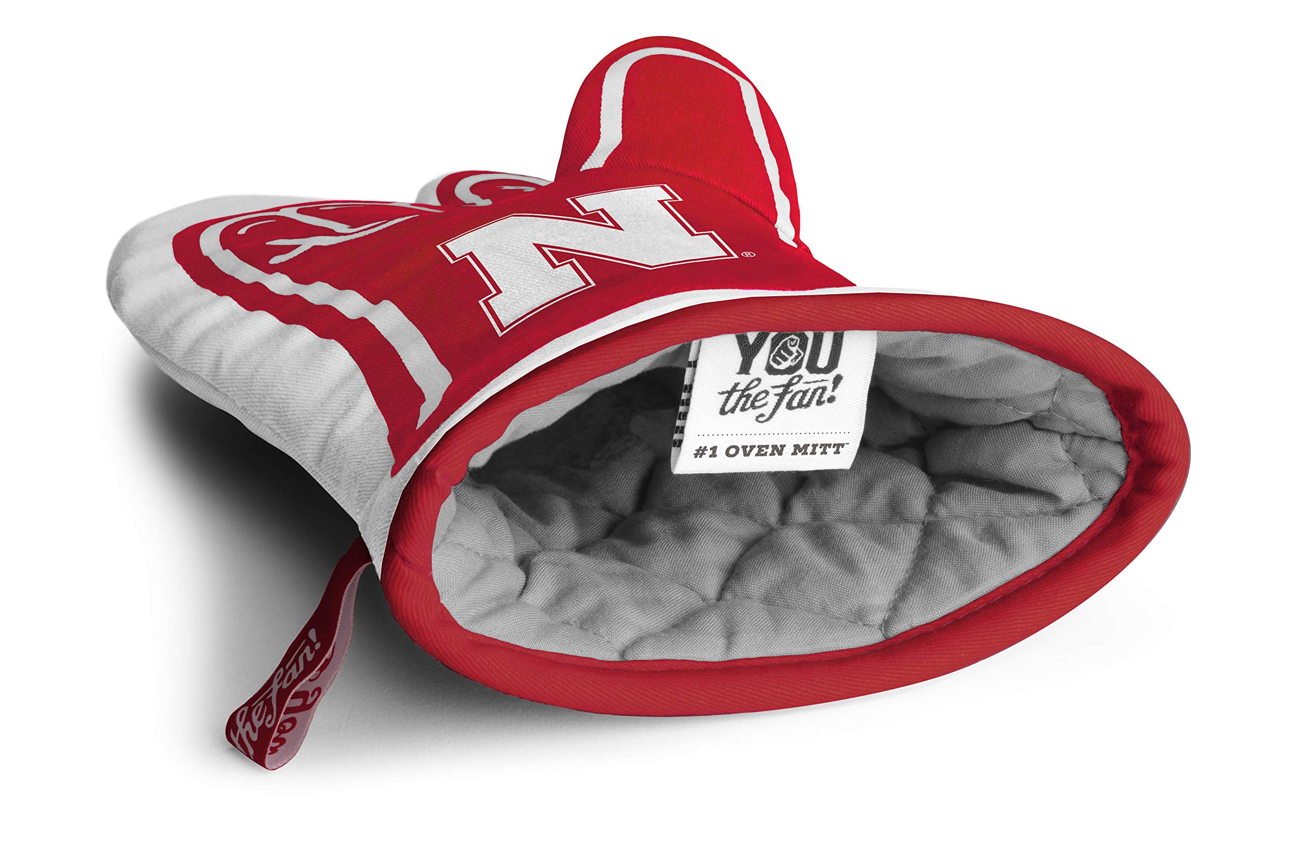 YouTheFan NCAA Nebraska Cornhuskers #1 Oven Mitt 13.25" x 6.5" - Sports Gifts, Sports Memorabilia, Sports Collectibles, Fan Shop