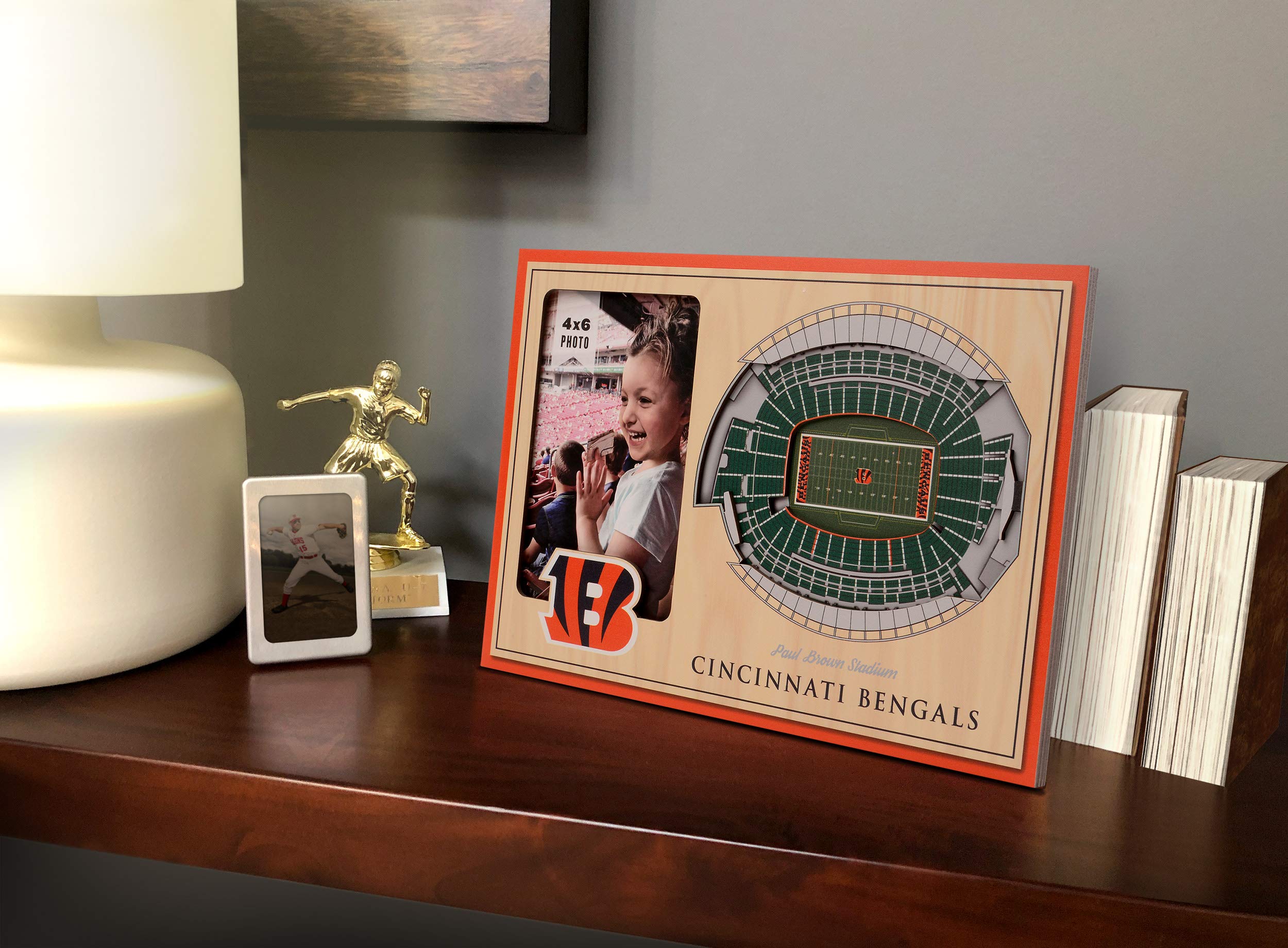 YouTheFan NFL Cincinnati Bengals 3D StadiumViews Picture Frame - Sports Collectibles, Sports Memorabilia, Sports Fan Shop, Sports Gifts