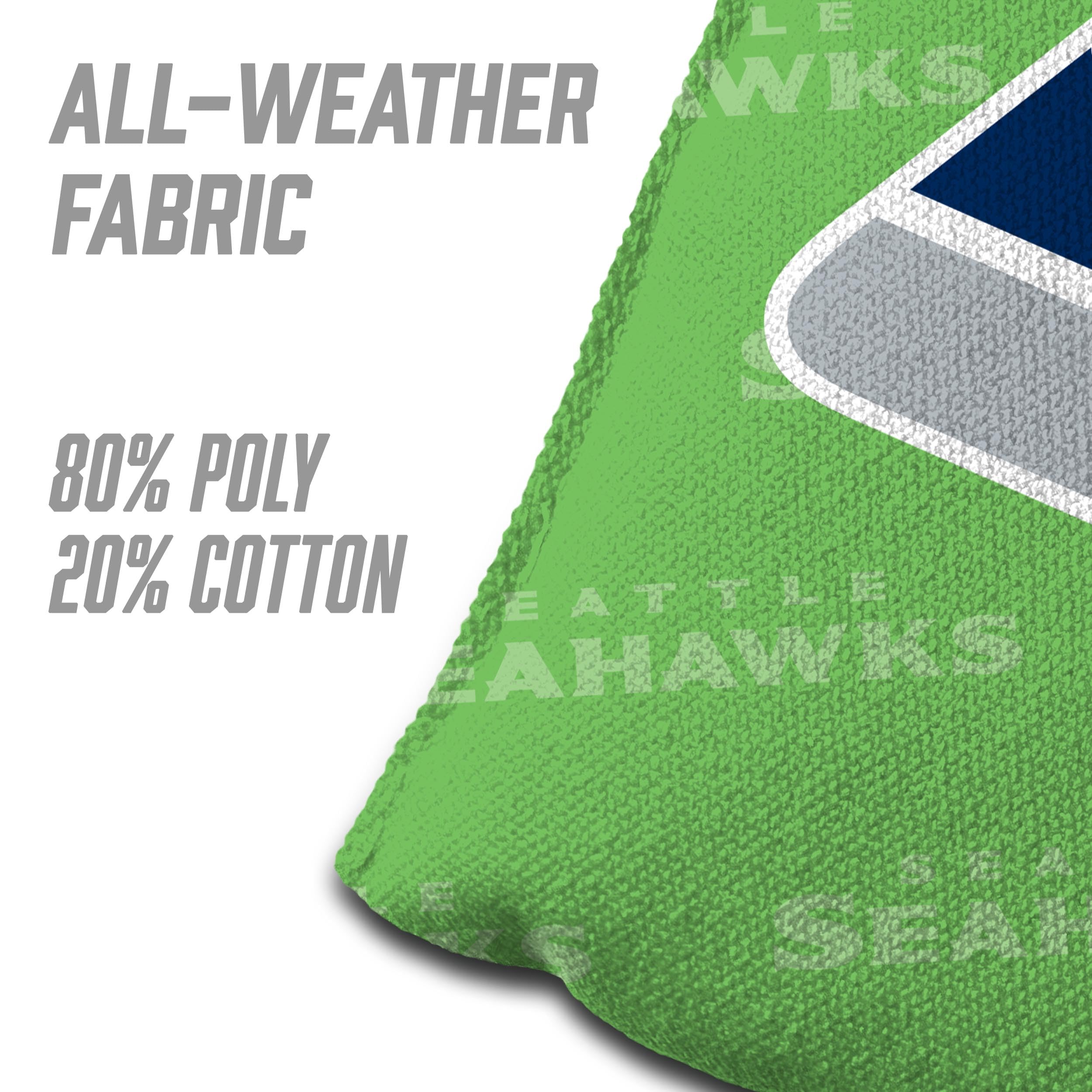 YouTheFan NFL Seattle Seahawks Cornhole Bags - 4PK - Green - Sports Collectibles, Sports Memorabilia, Sports Fan Shop, Sports Gifts
