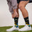 For Bare Feet NFL LOS ANGELES CHARGERS Shattered Camo Crew Sock Team Color Large - Sports Gifts, Sports Memorabilia, Sports Collectibles, Fan Shop